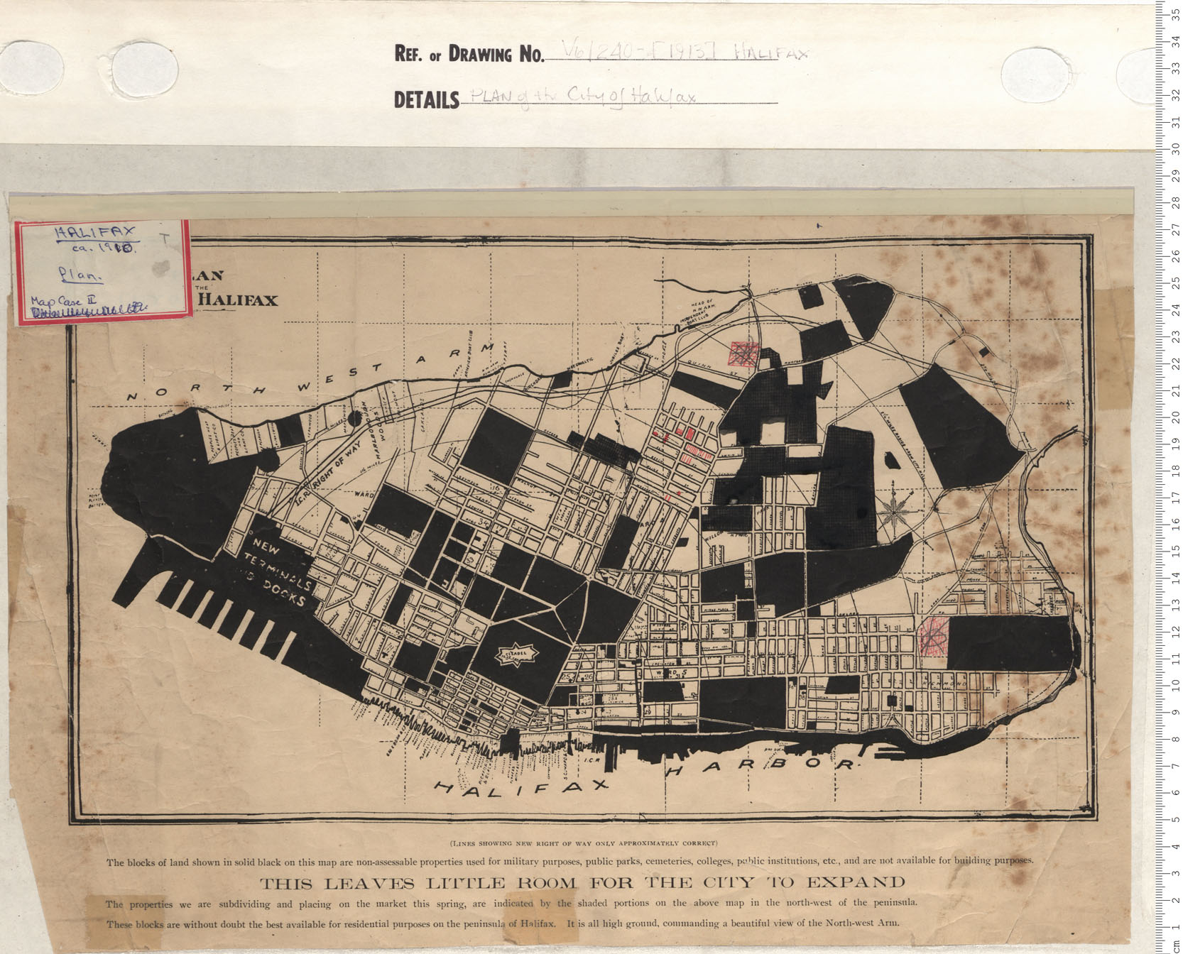 maps : Plan of the City of Halifax