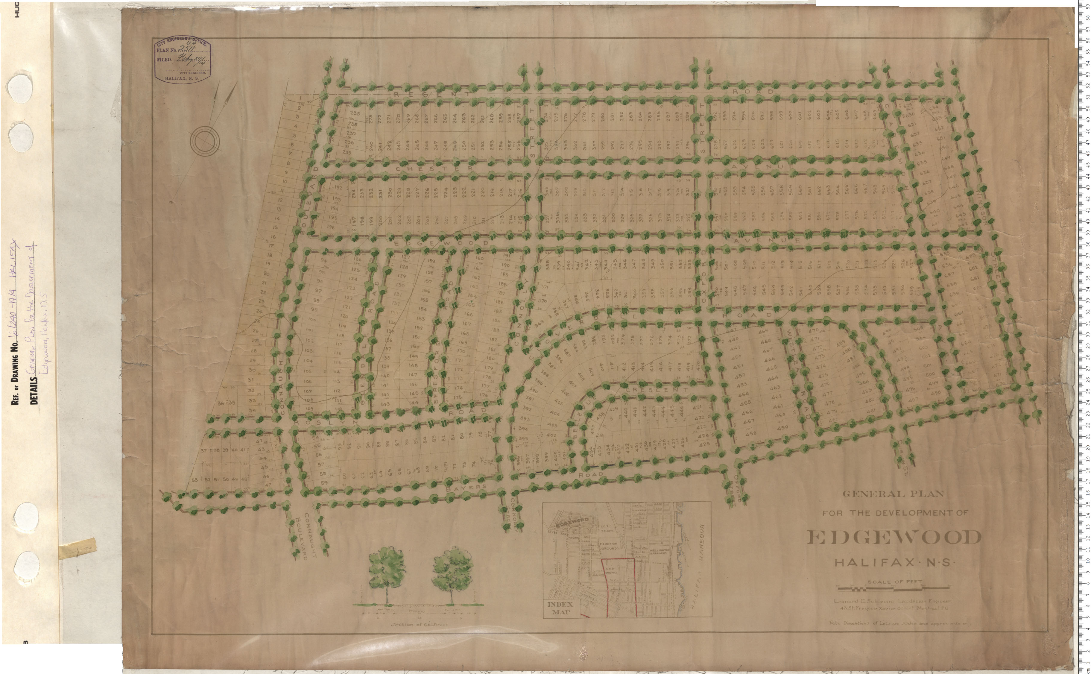 maps : General Plan of Development of Edgewood
