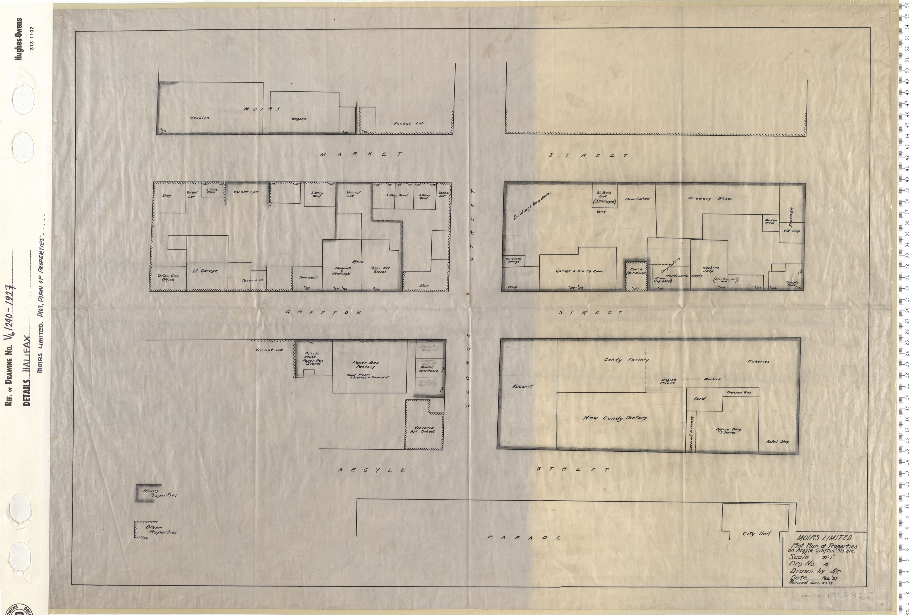 maps : Moirs Limited plot plan of Properties…
