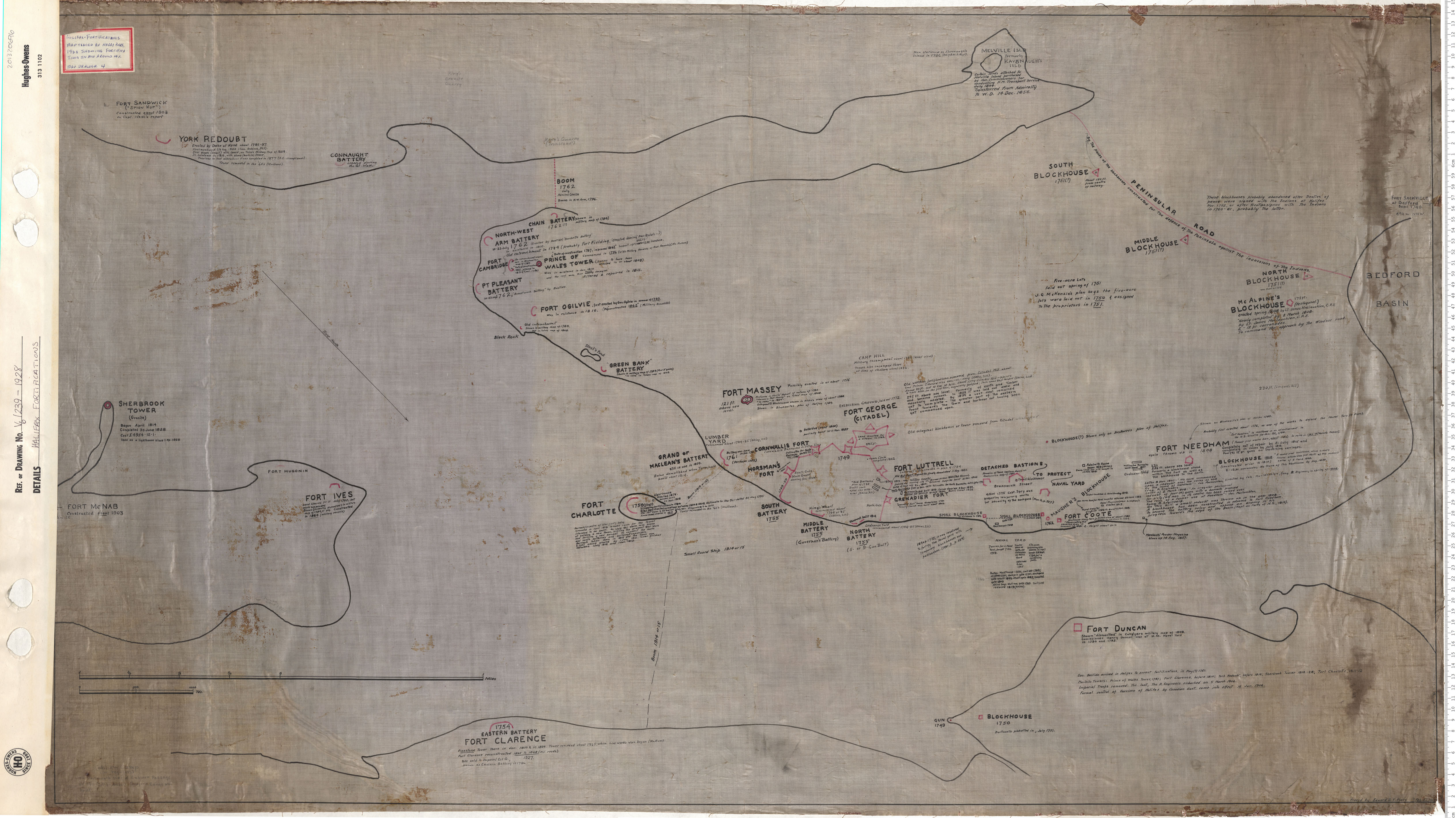 maps : Halifax Fortifications