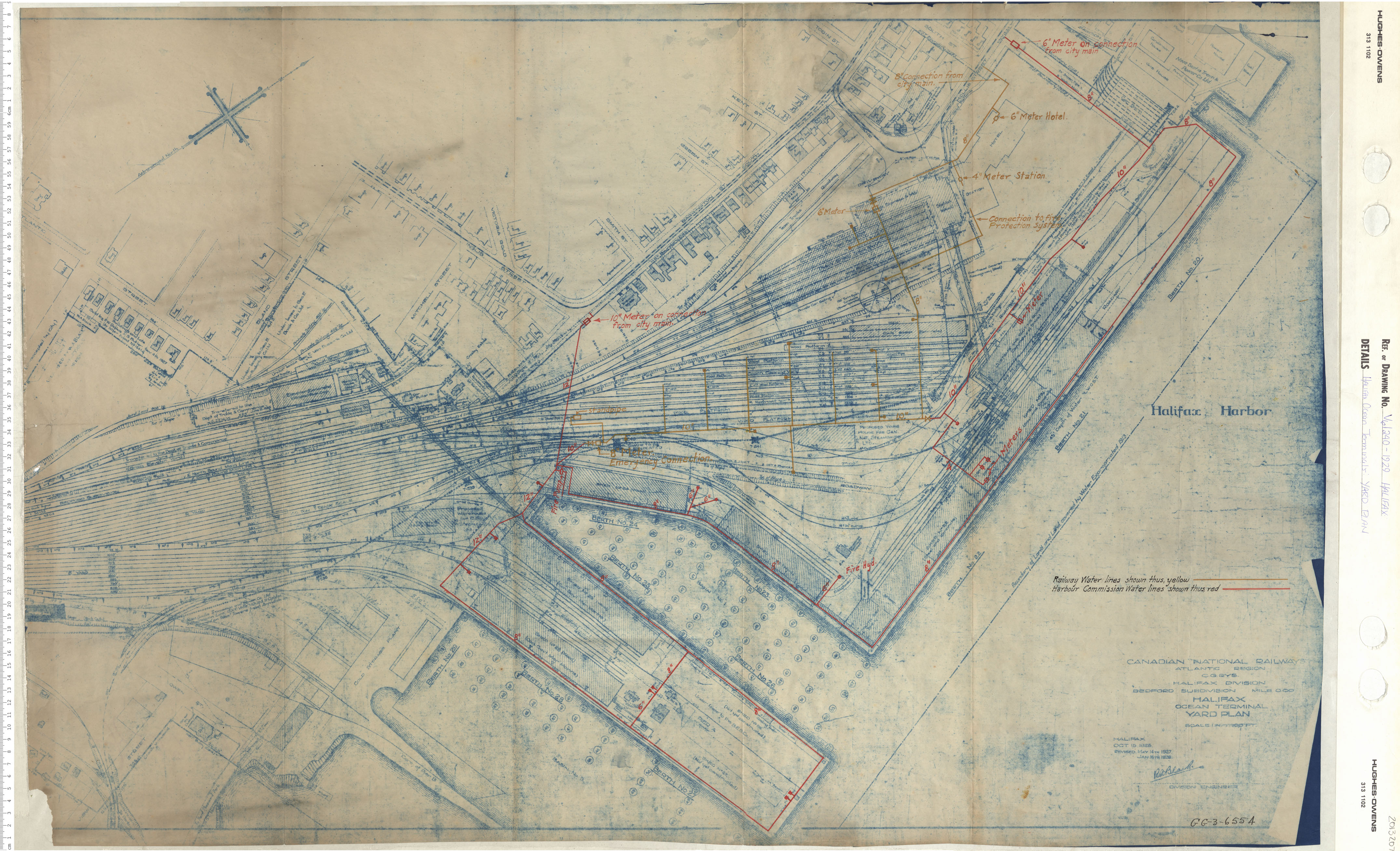 maps : Halifax Ocean Terminals Yard Plan