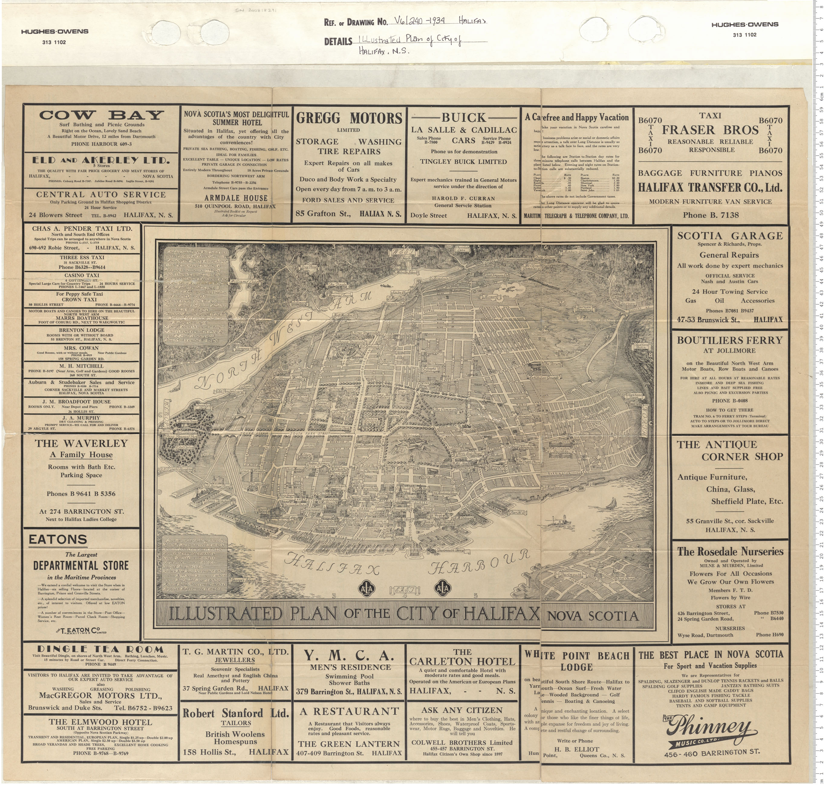 maps : Illustrated Plan of the City of Halifax, N.S.