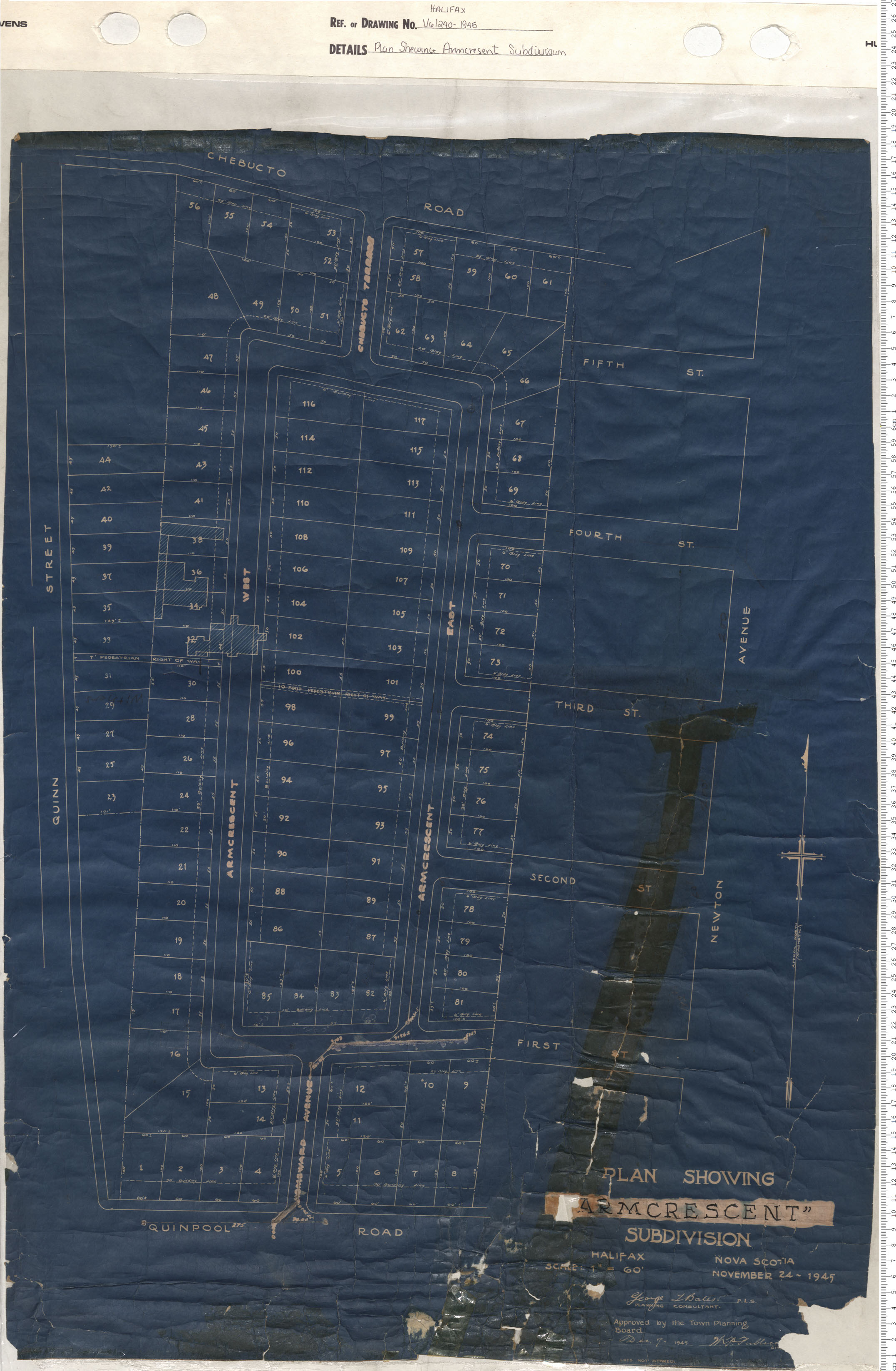 maps : Plan Shewing Armcresent Subdivision