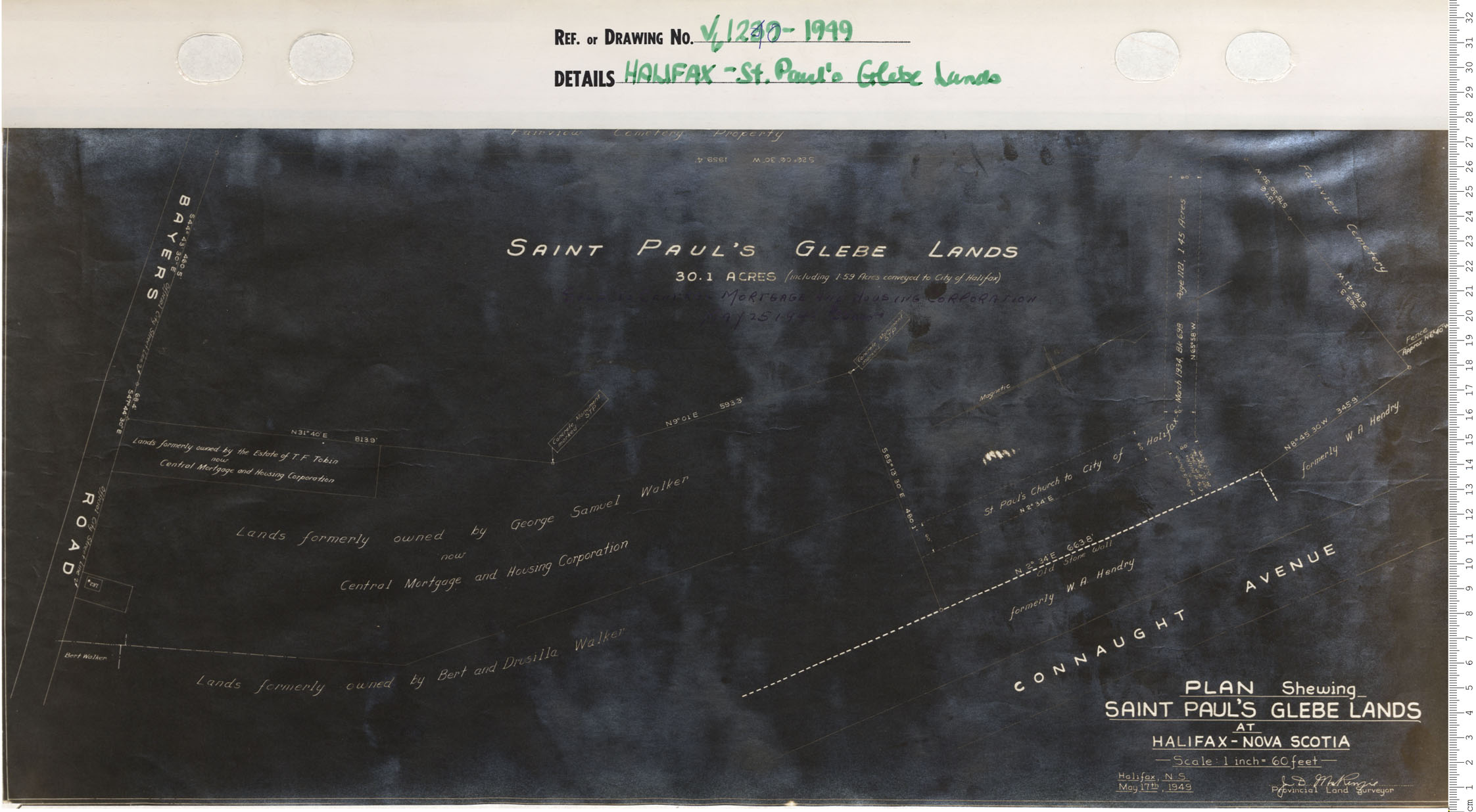 maps : Saint Pauls Glebe Lands