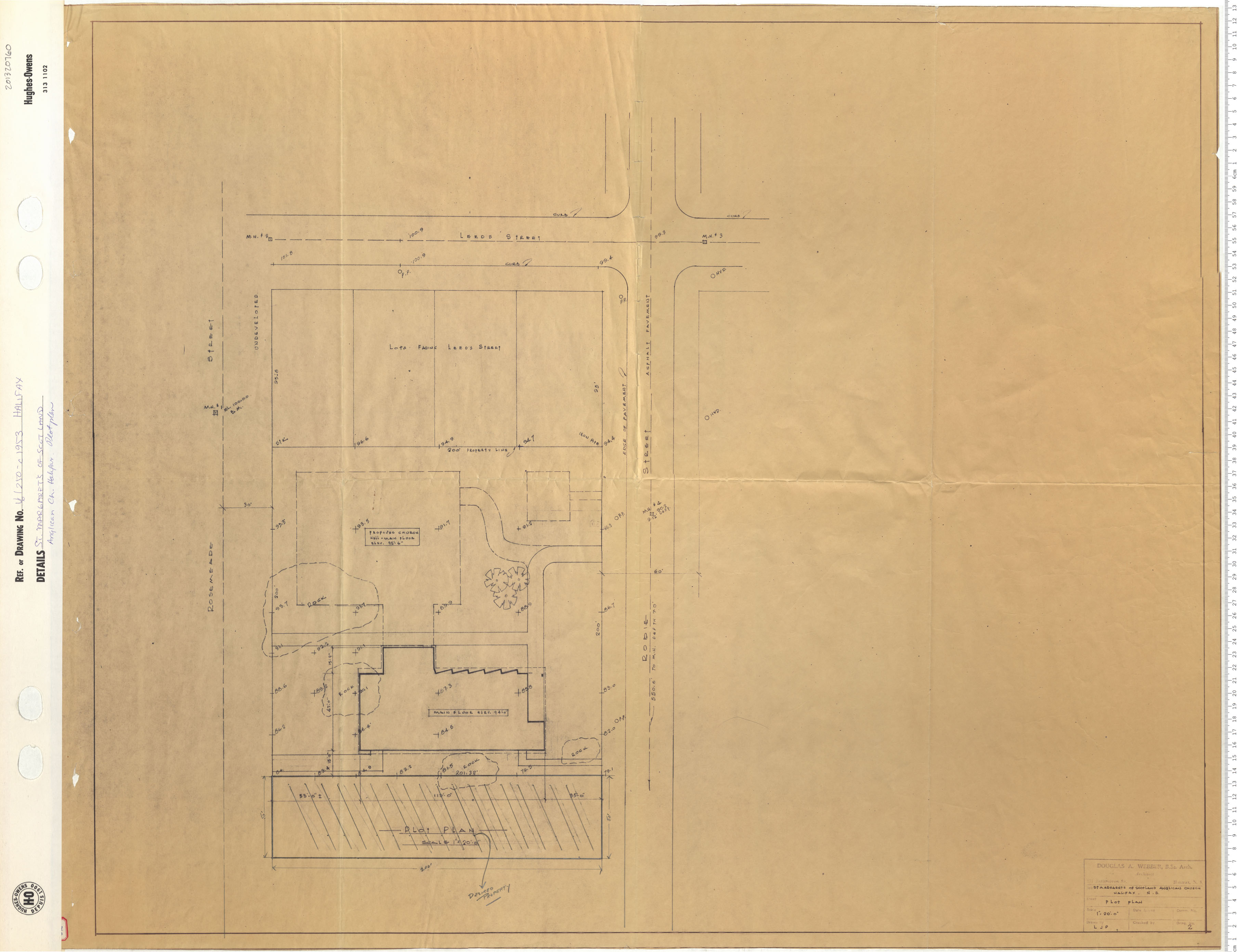 maps : Saint Margrets of Scotland Anglican Church Halifax Plot Plan