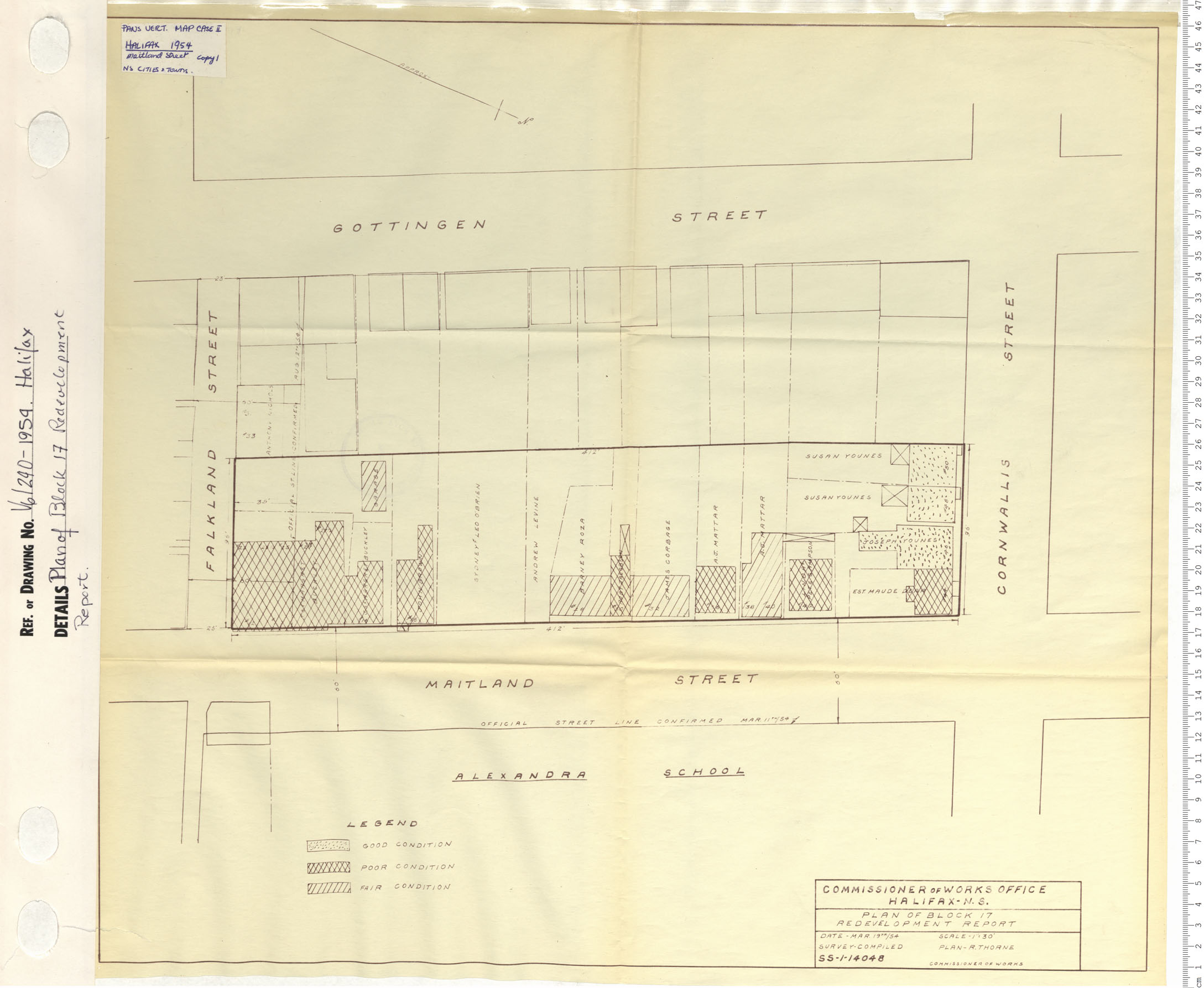 maps : Plan of Block 17 Redevelopment Report