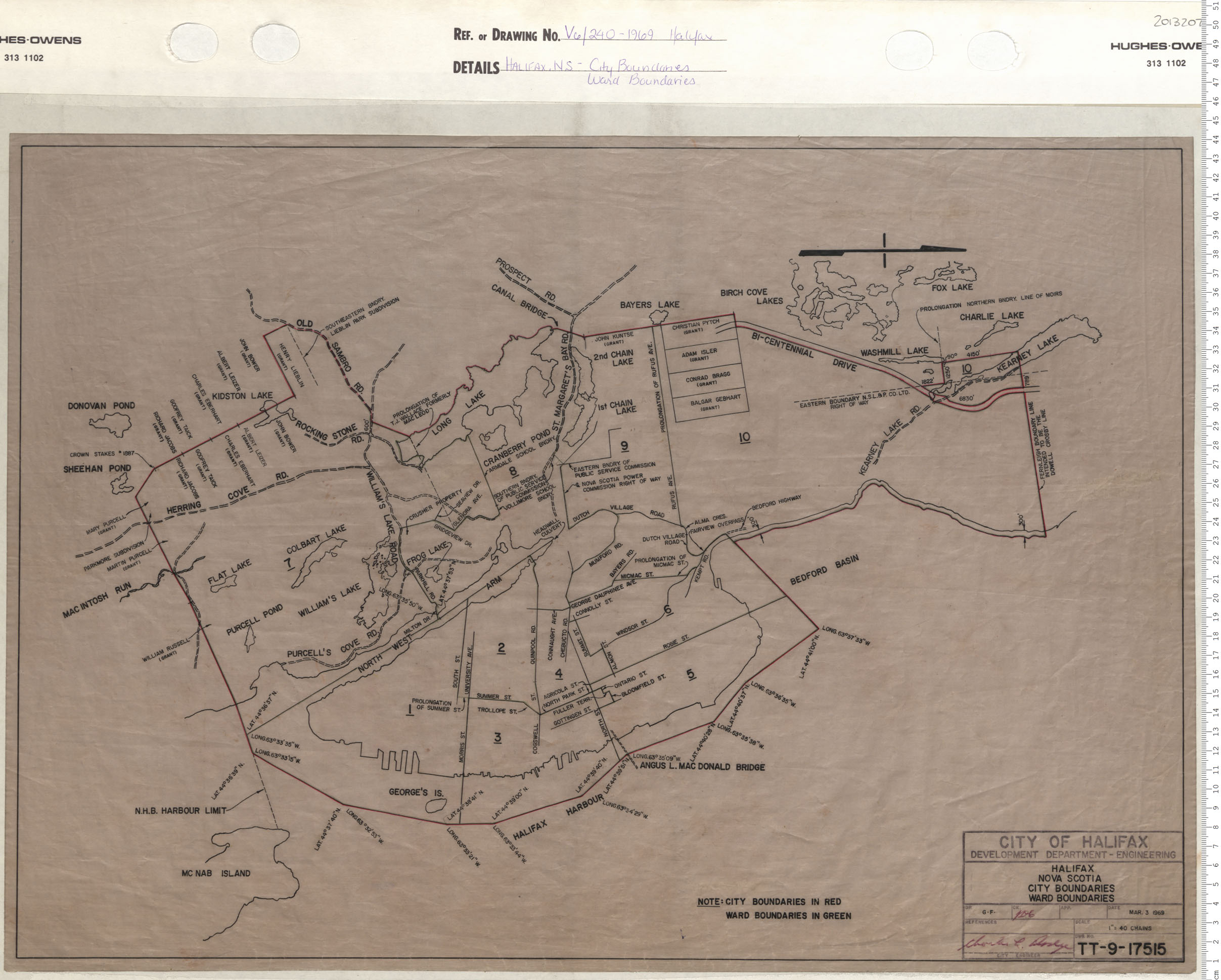 maps : Halifax, N.S. City Boundaries Ward Boundaries