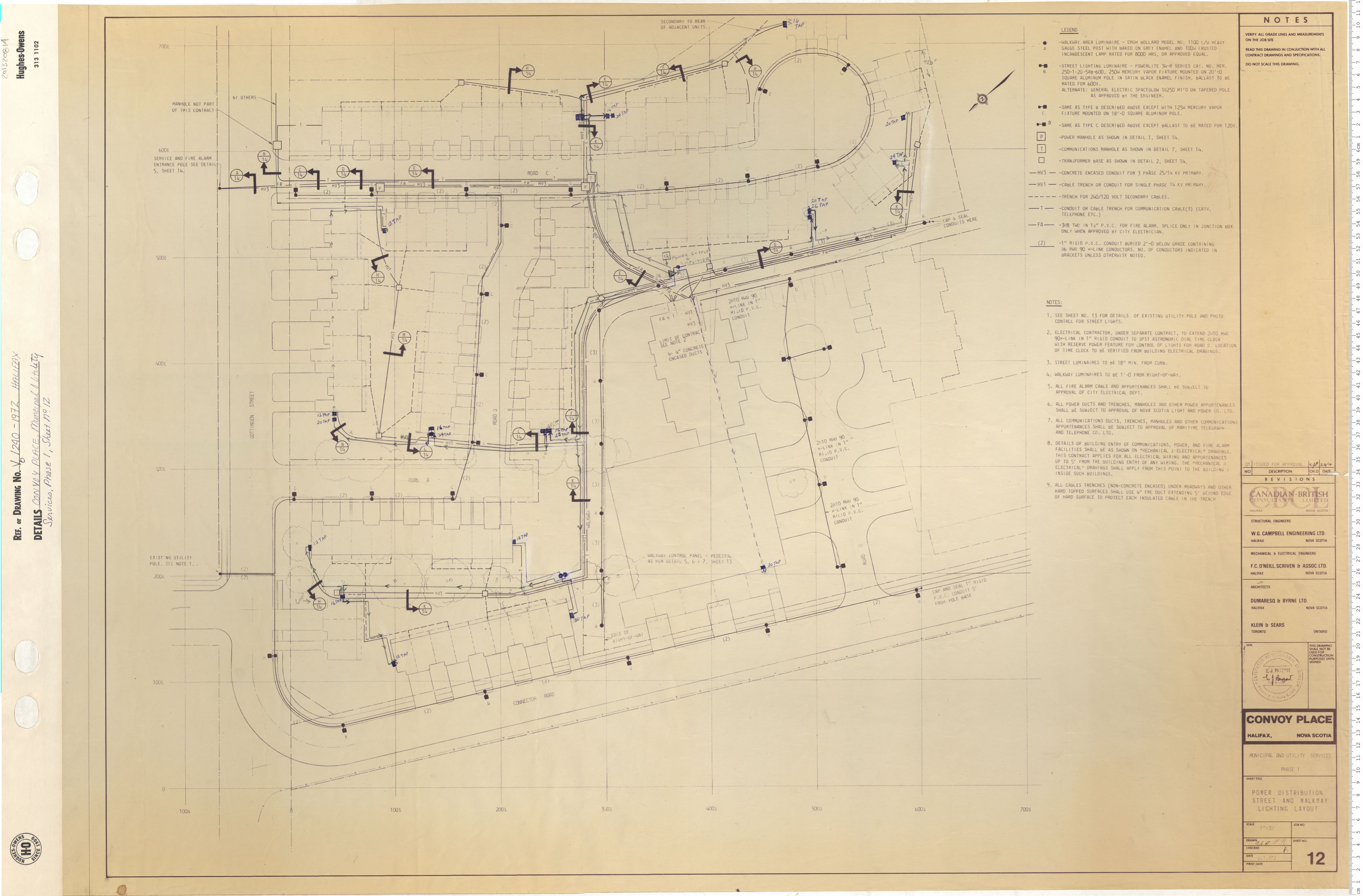 maps : Convoy Place Muncipal and Utility Services, Pahse 1