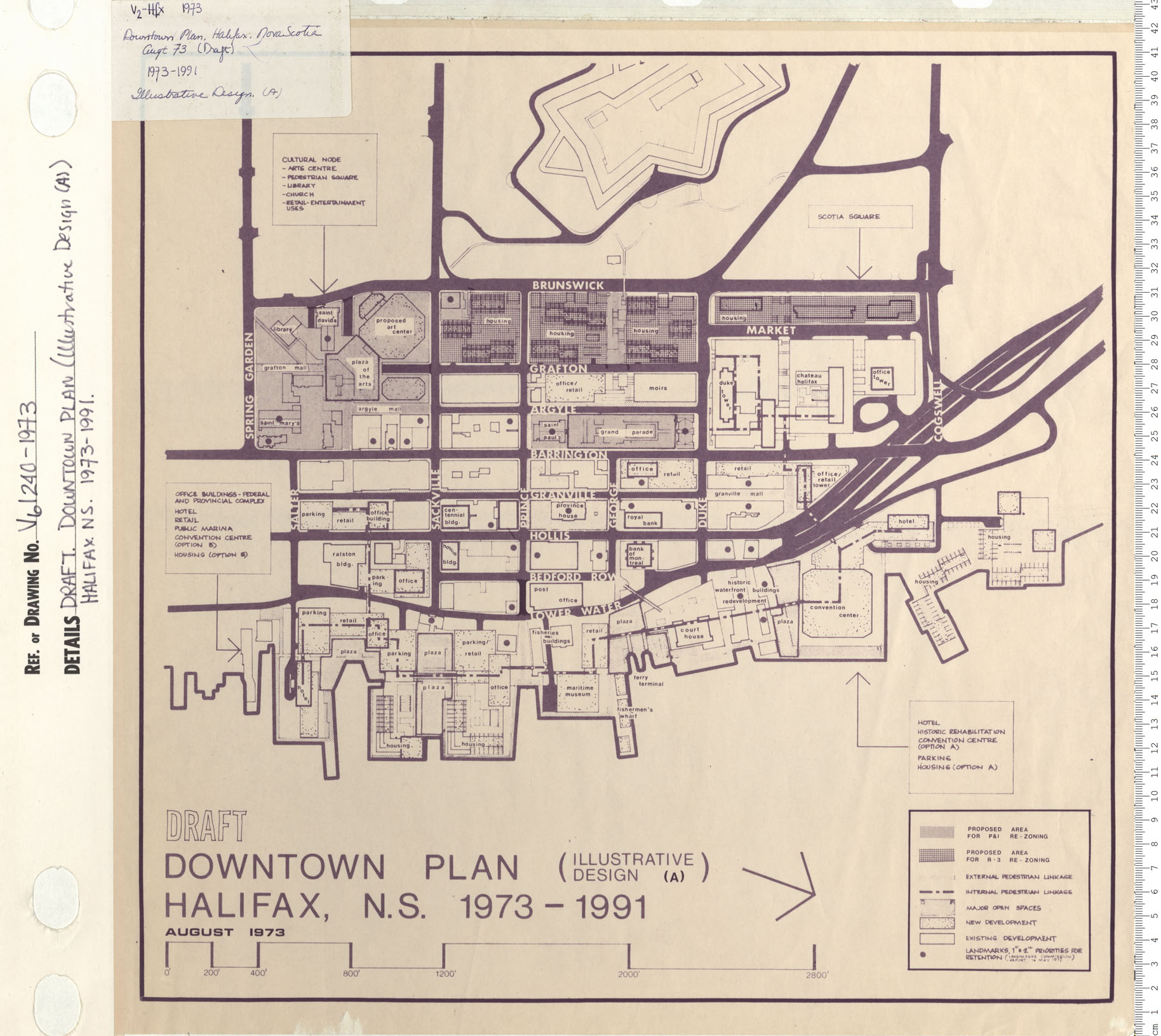 maps : Draft Downtown Plan (Illustrative Design (A)) Halifax, N.S. 1973-1991