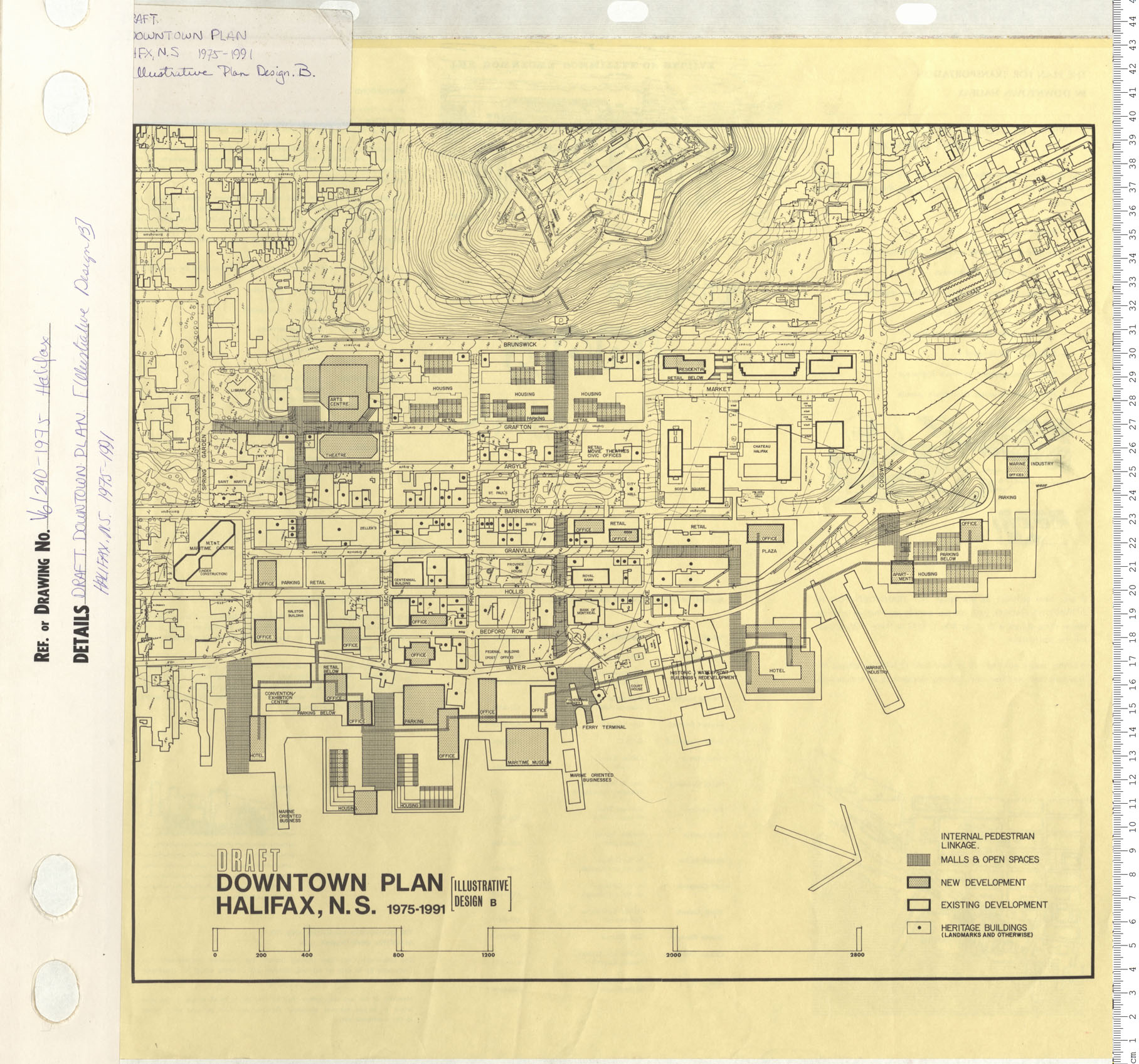 maps : Draft Downtown Plan (Illustrative Design (B)) Halifax, N.S. 1975-1991