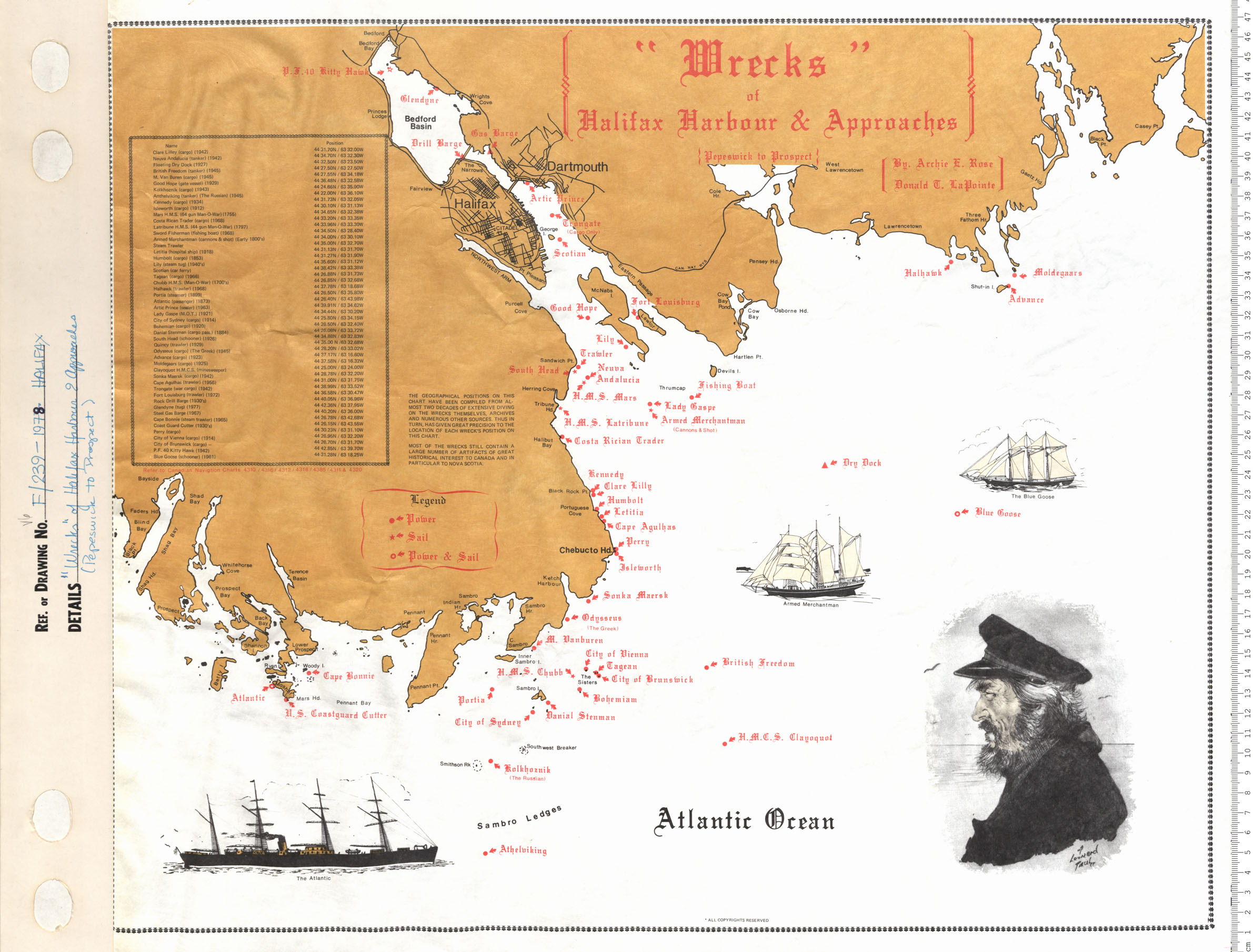 maps : Wrecks of Halifax Harbour & Approaches (Pepeswick to Prospect)