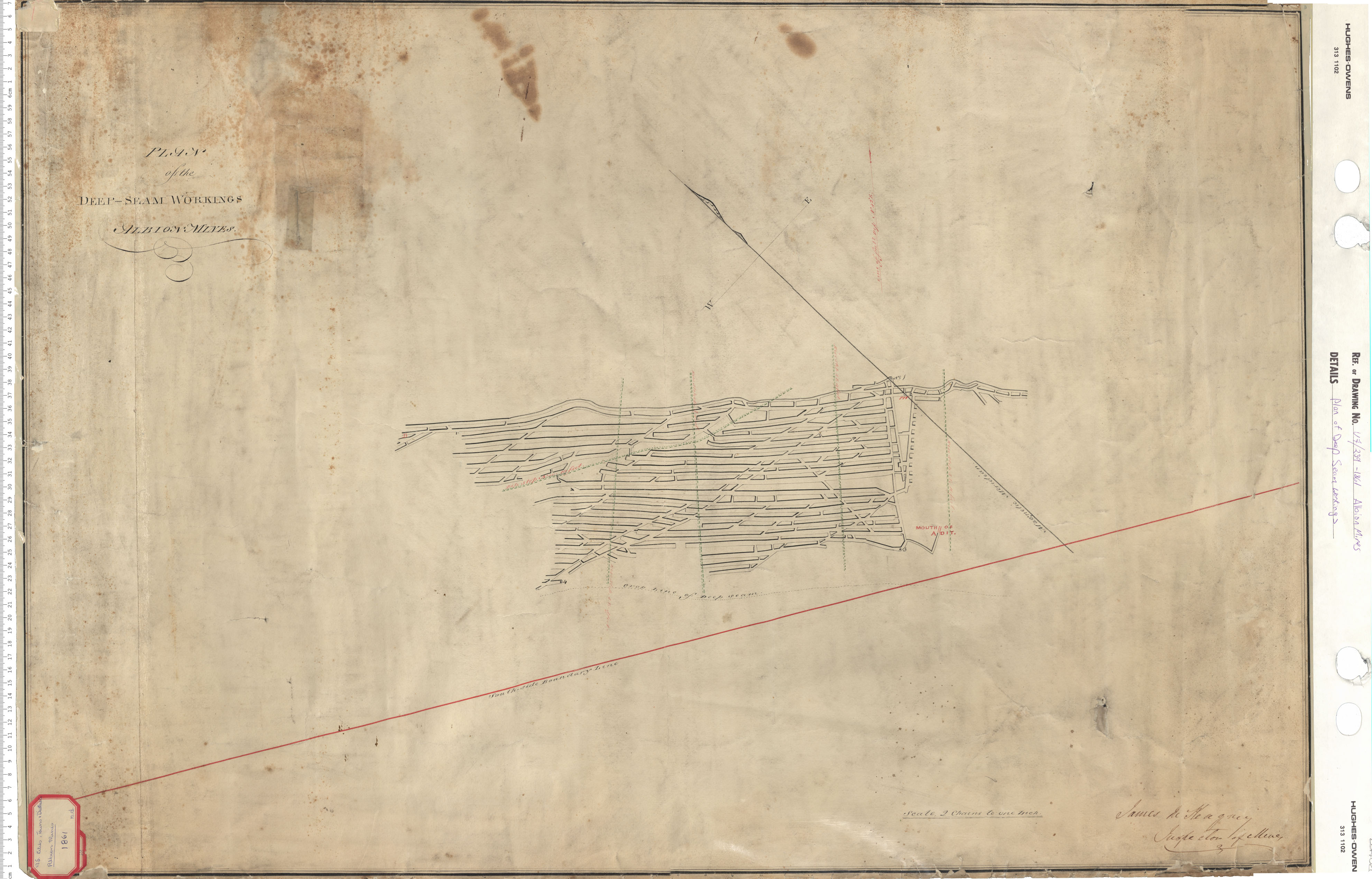 maps : Plan of Deep Seam Workings