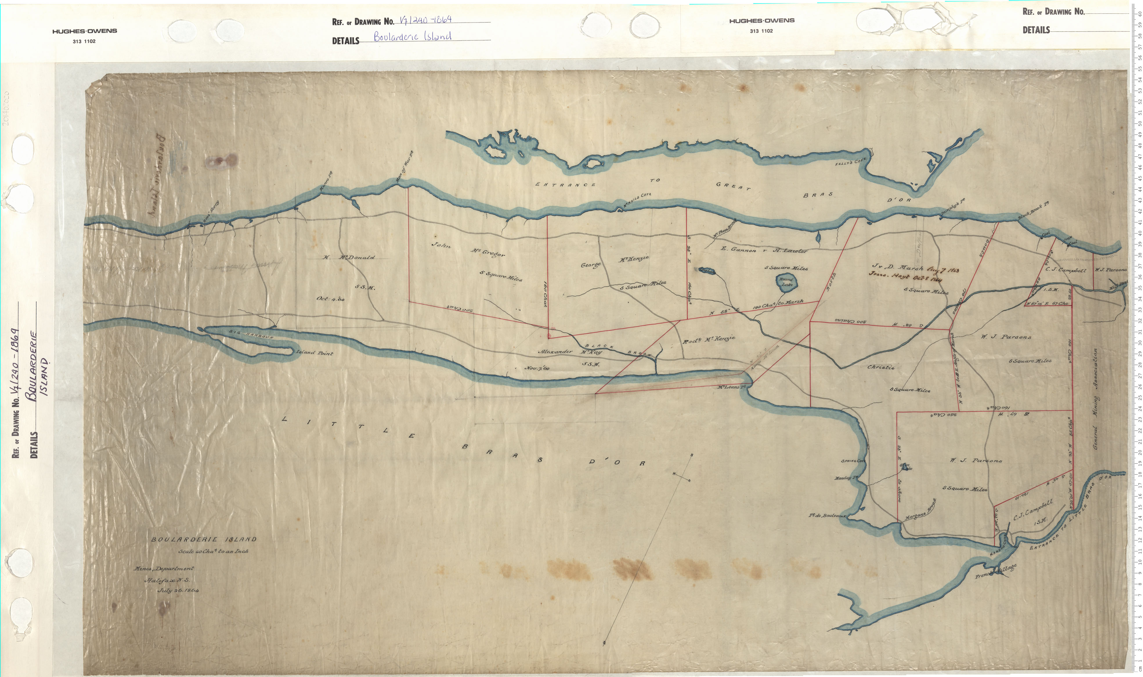 maps : Boularderie Island