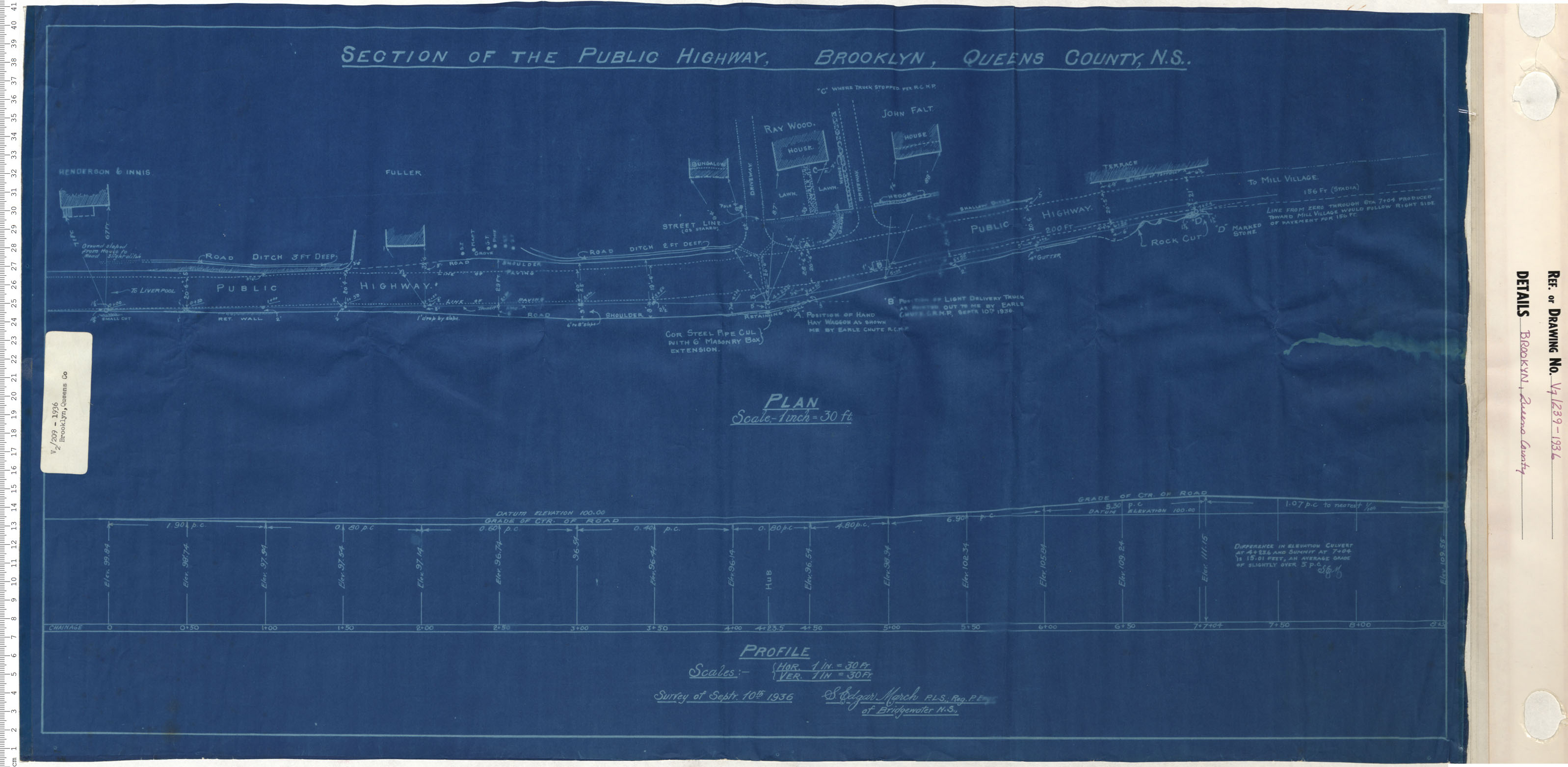maps : Section of the public highway Brooklyn, Queens County