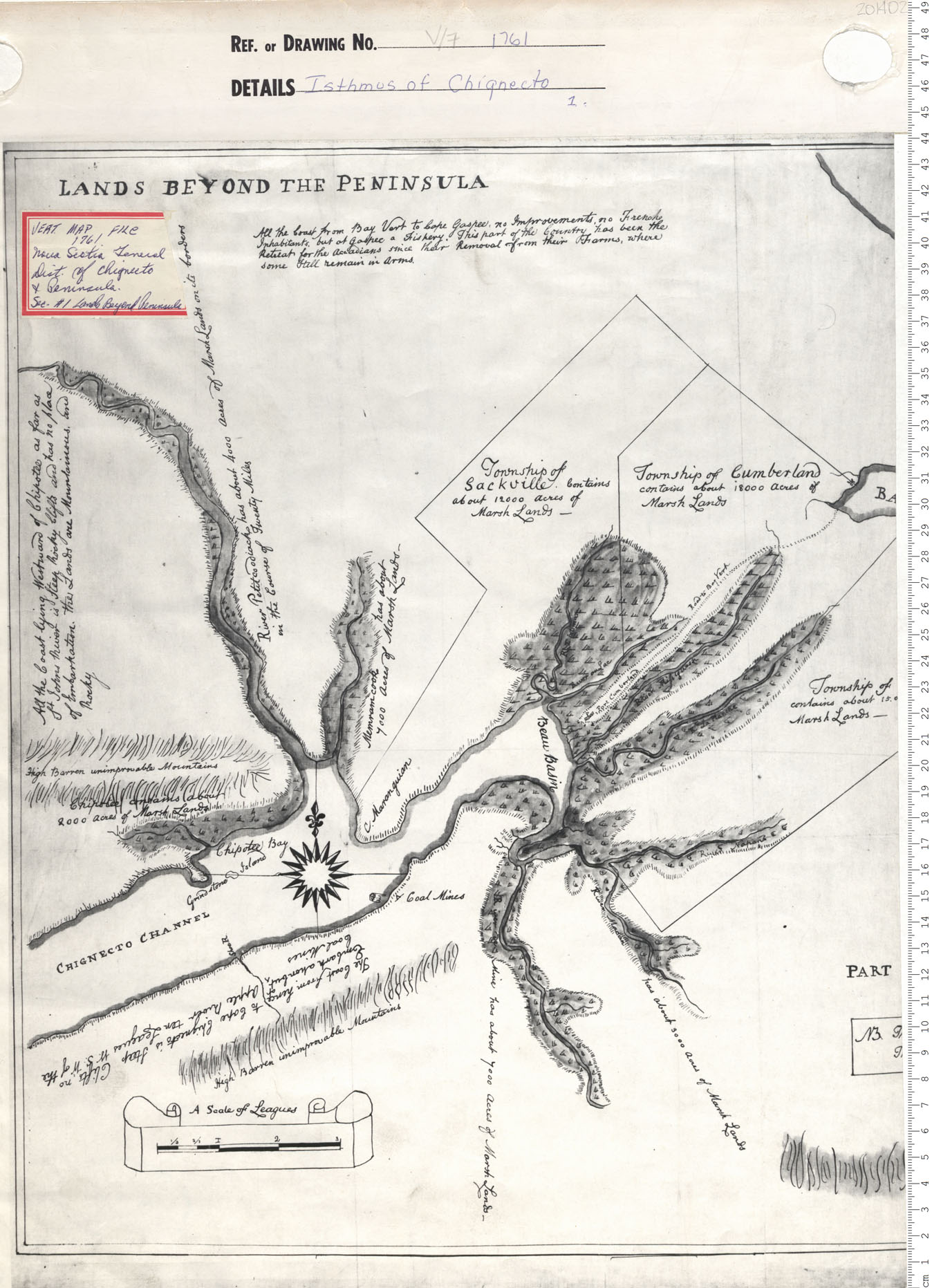 maps : Isthmus of Chignecto