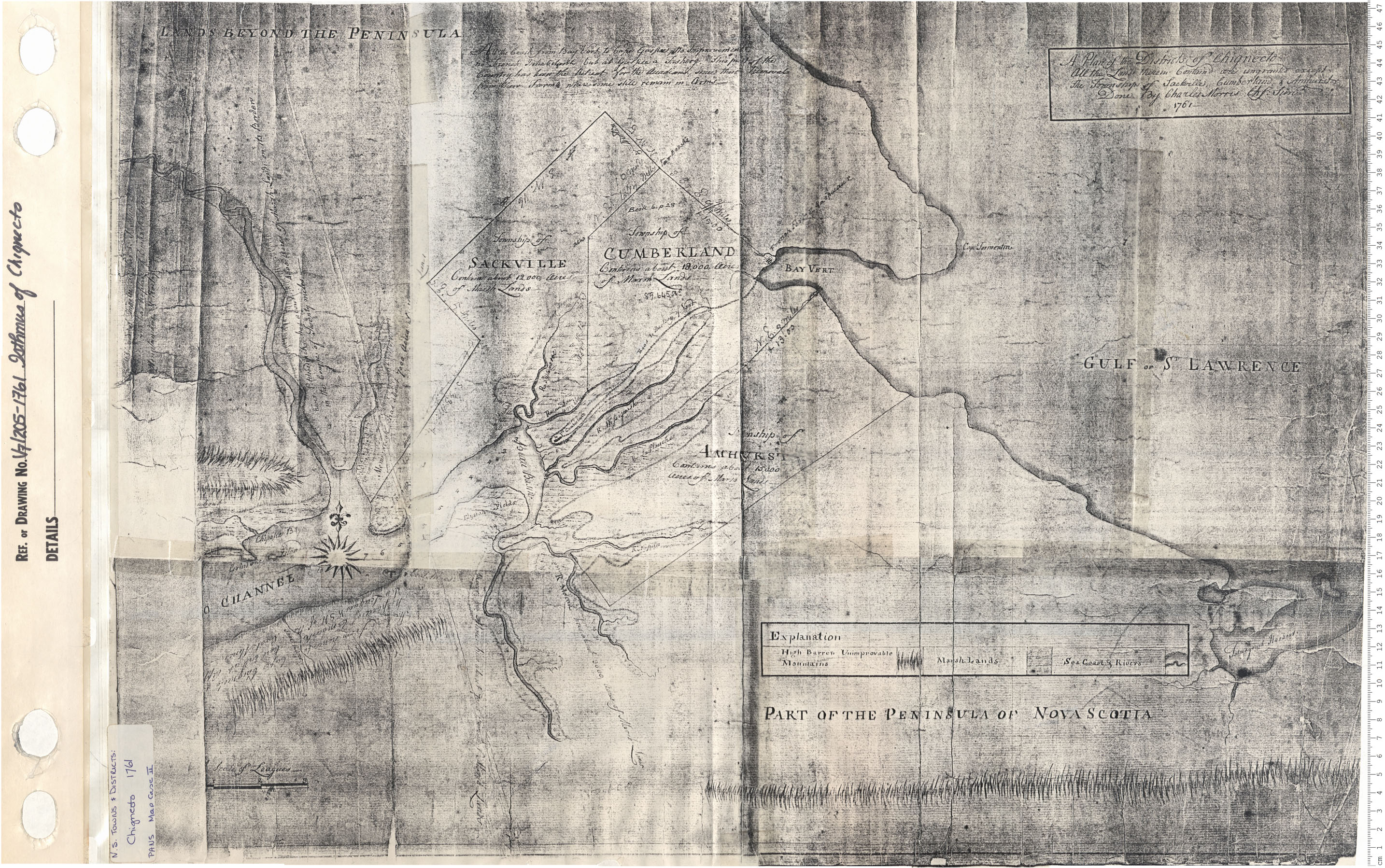 maps : Isthmus of Chignecto