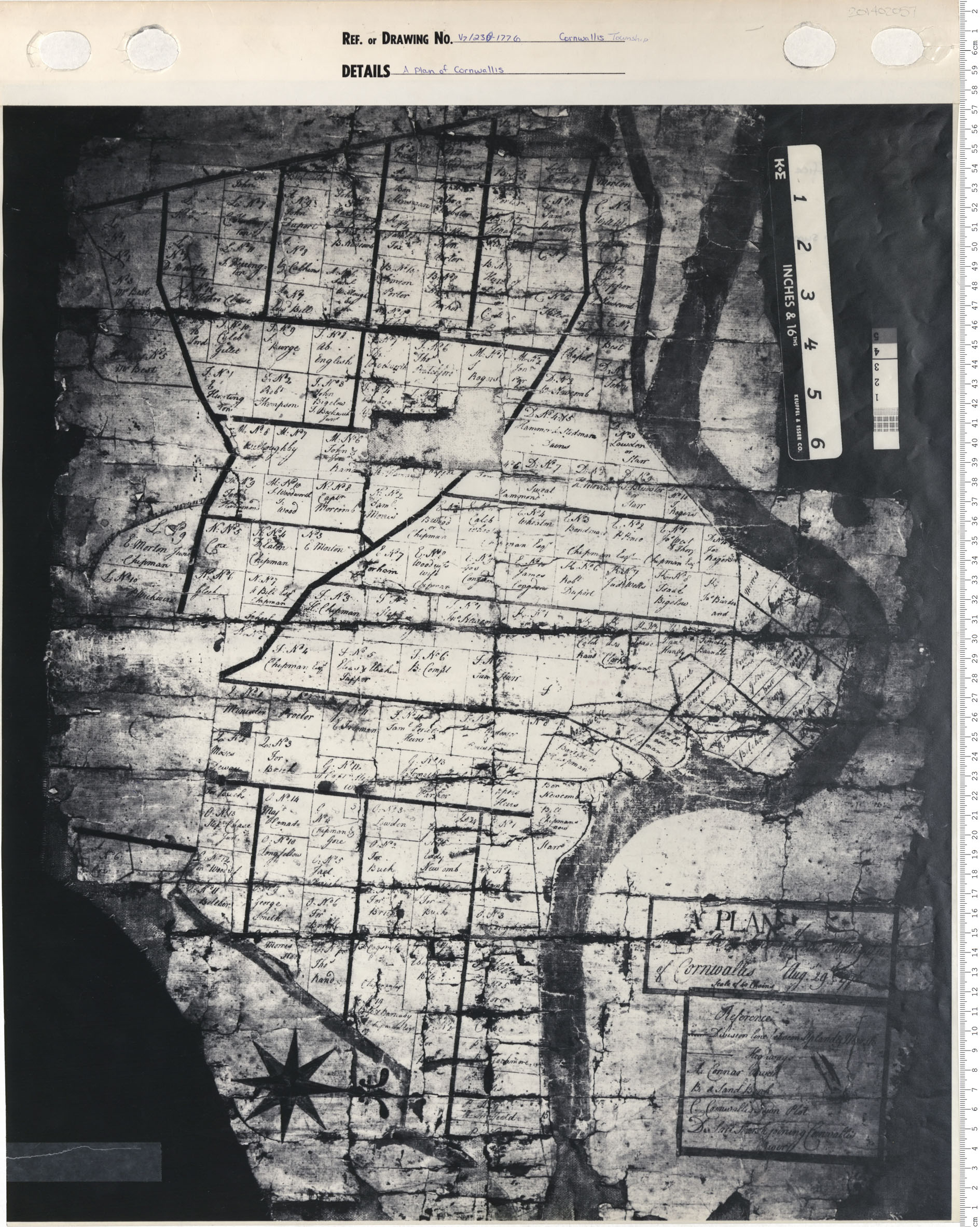 maps : A Plan of Cornwallis Township