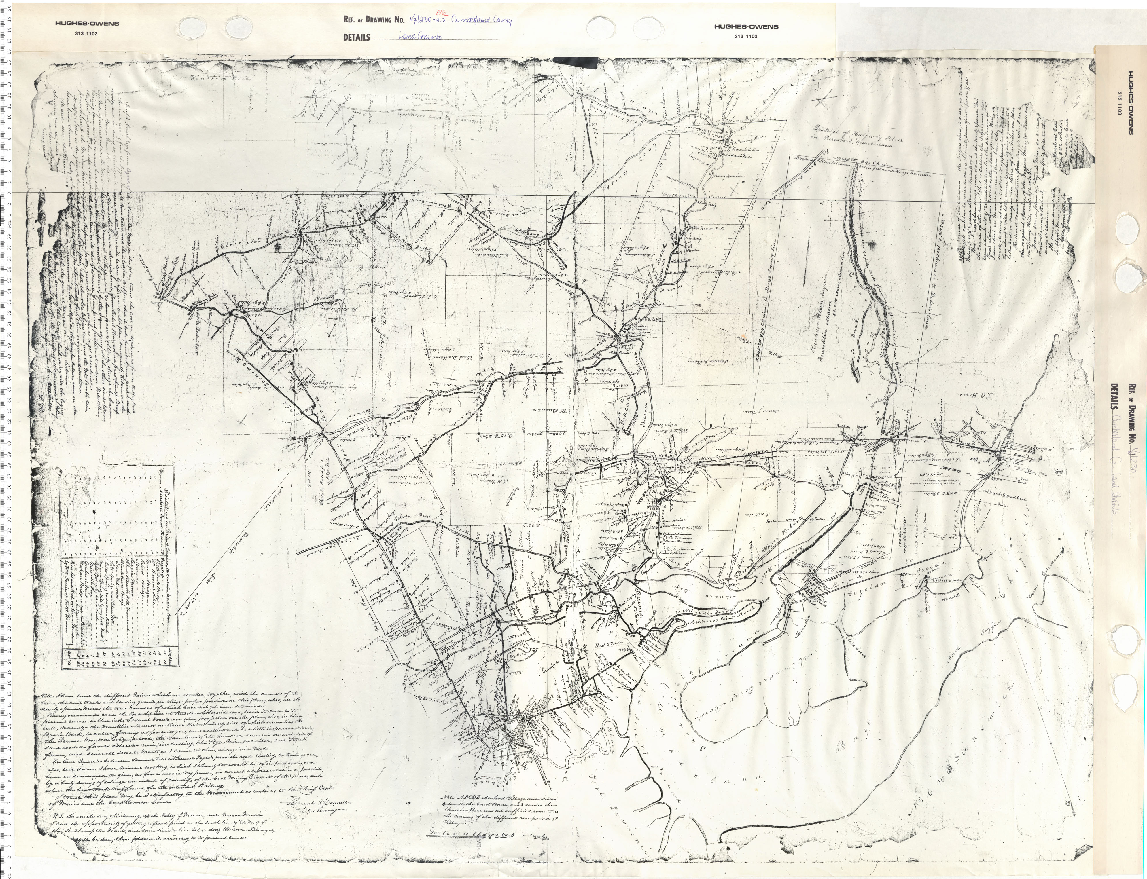 maps : Cumberland County Land Grants