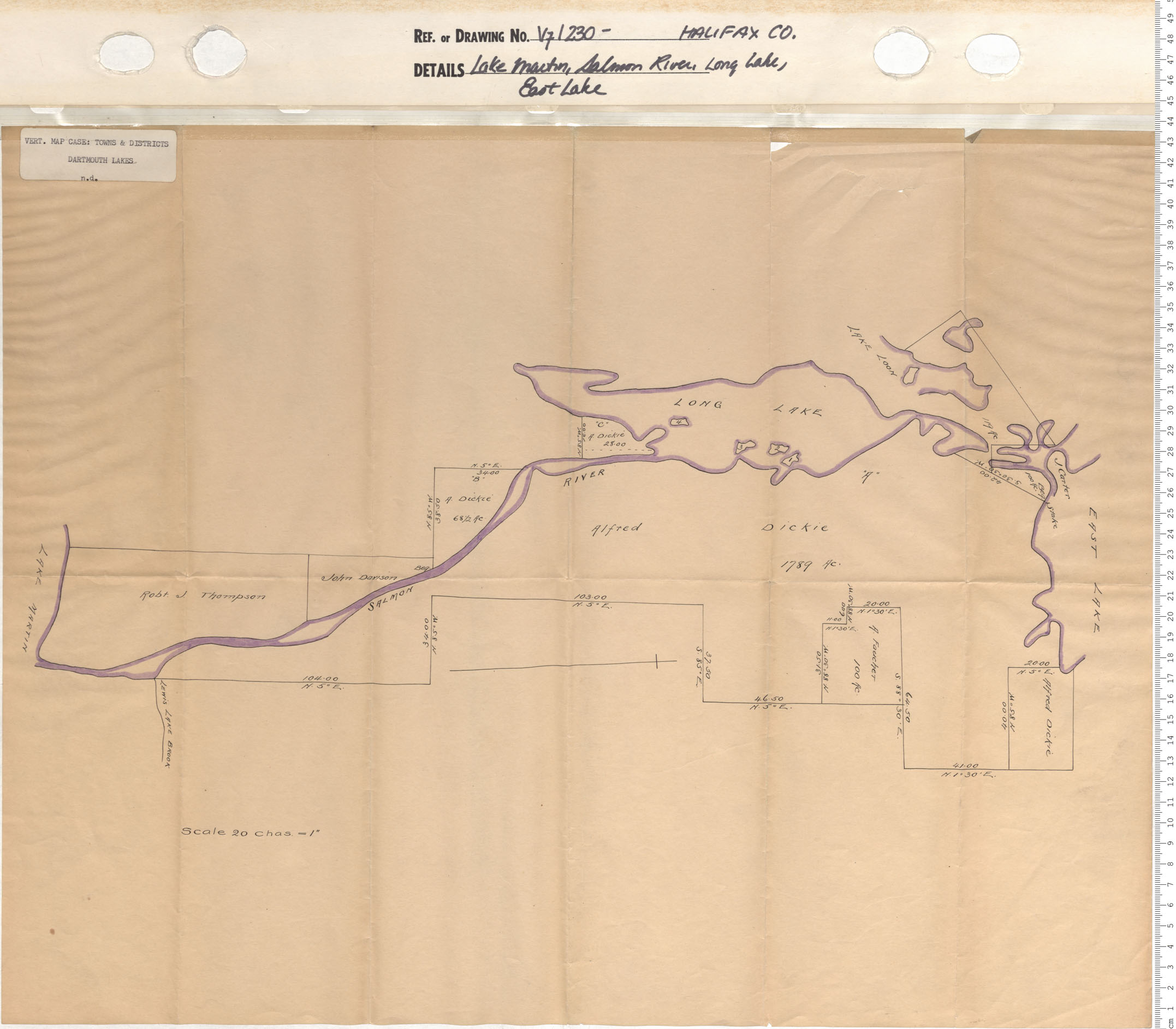 maps : Lake Mactin, Salmon River, Long Lake, East Lake