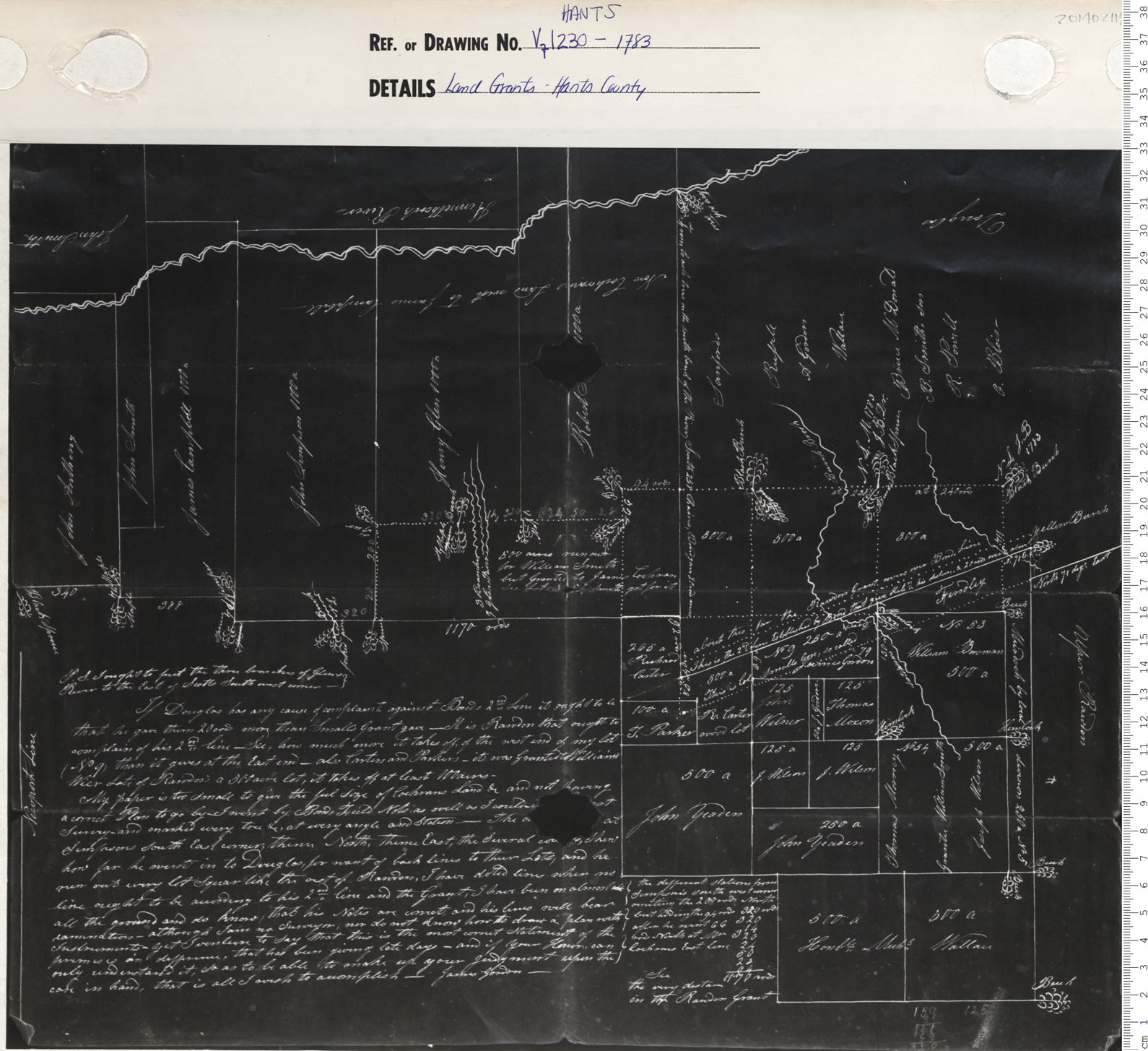 maps : Land Grants of Hants County