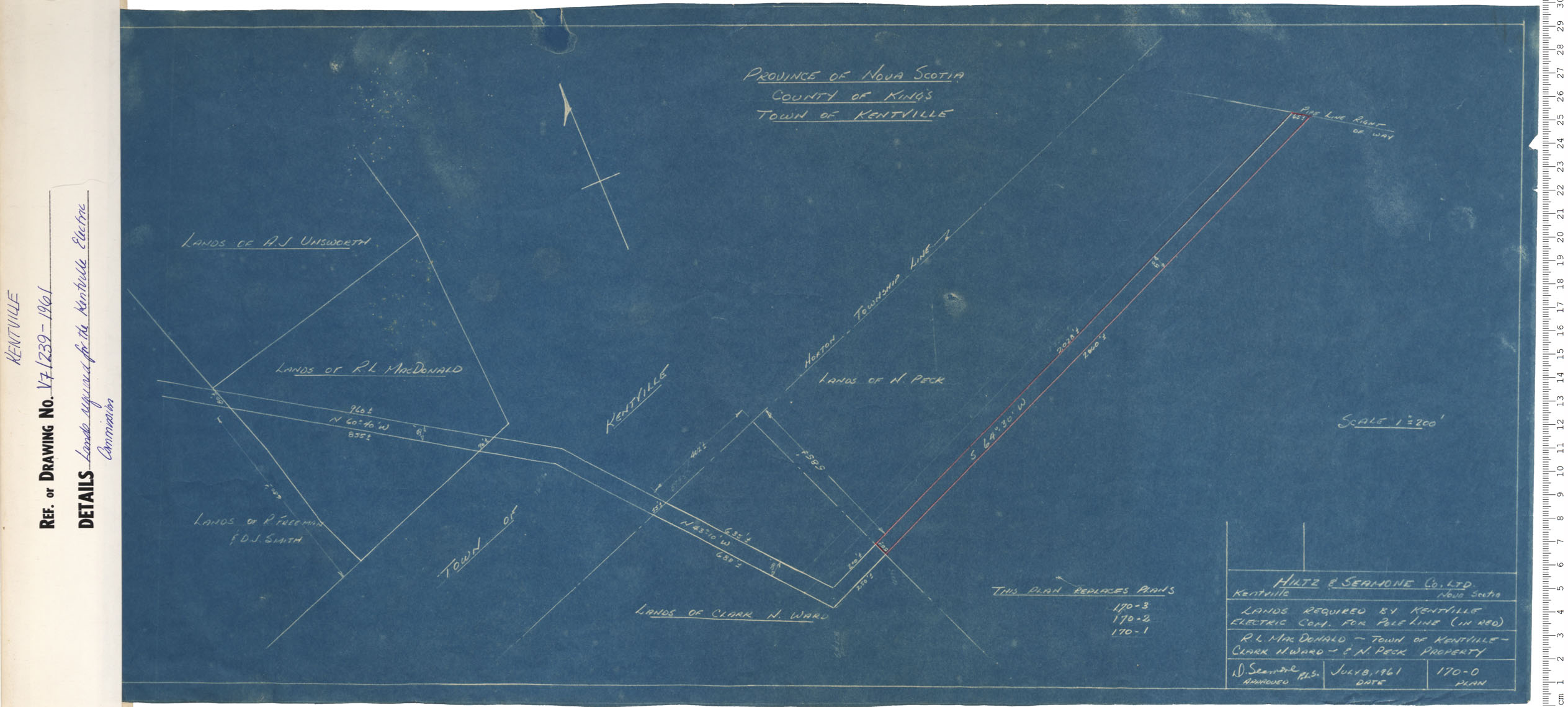 maps : Lands required for Kentville Electric Commission