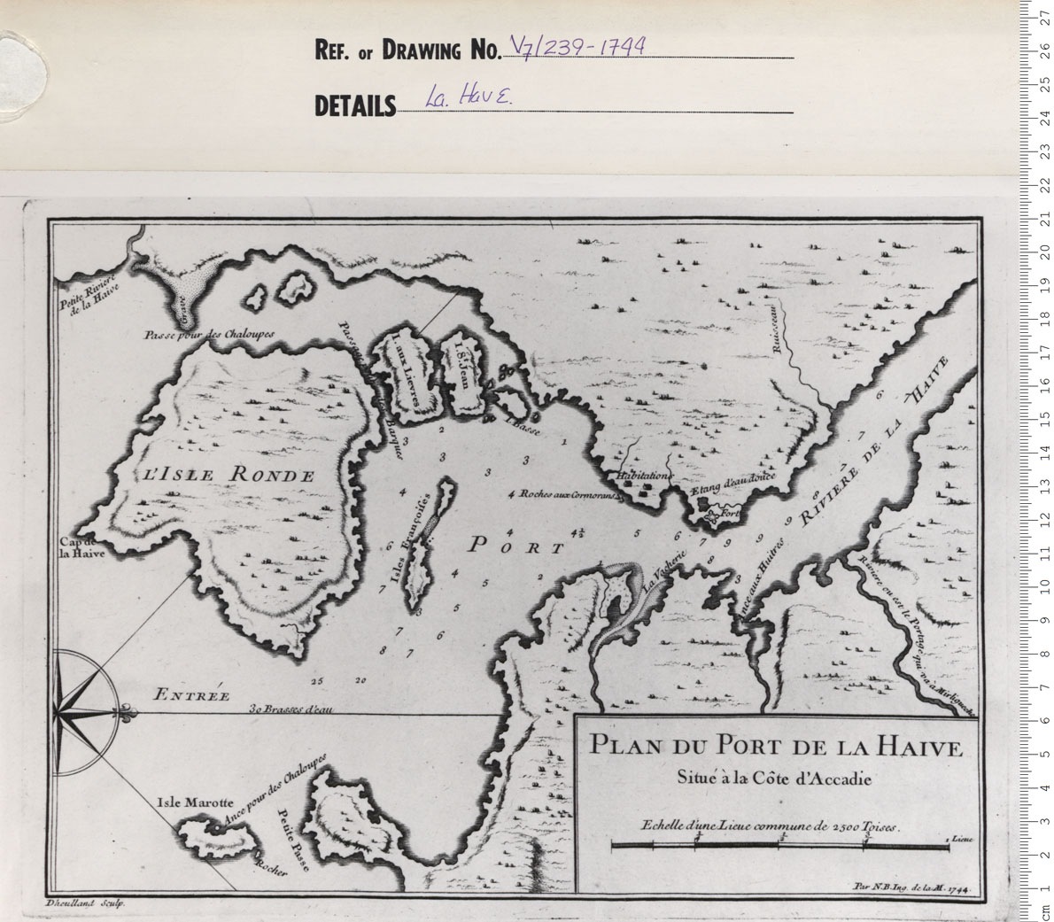 maps : Plan du Port de La Haive