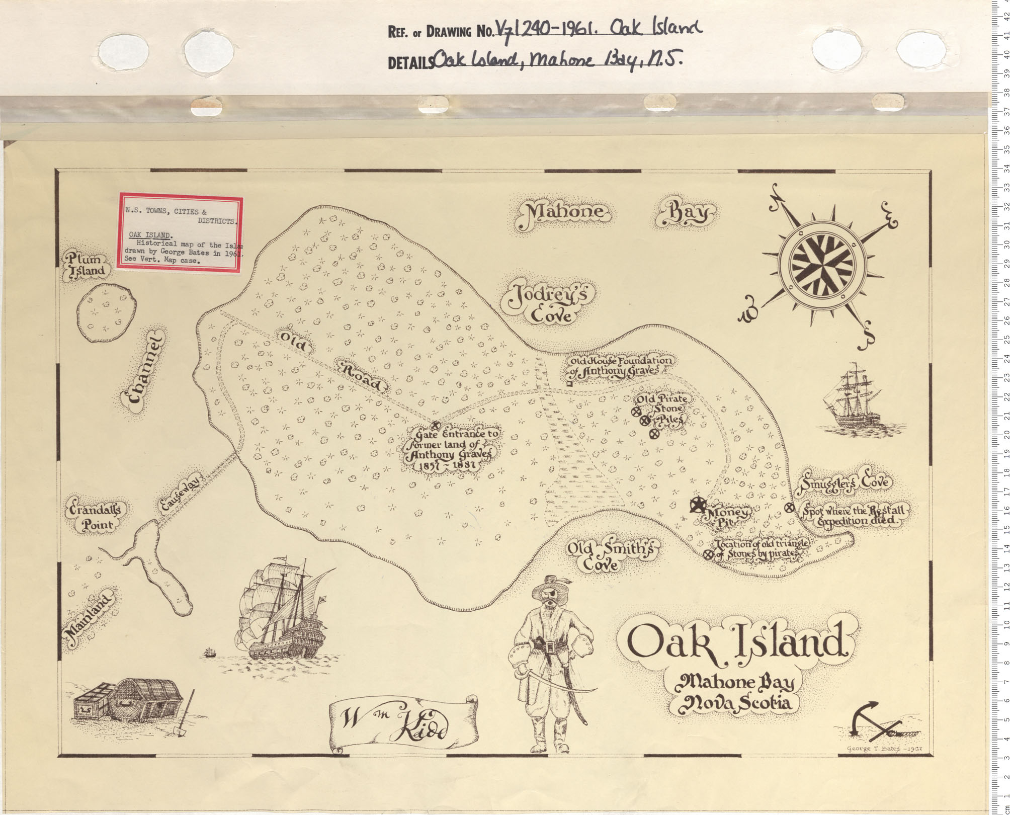 maps : Oak Island, Mahone Bay, N.S.