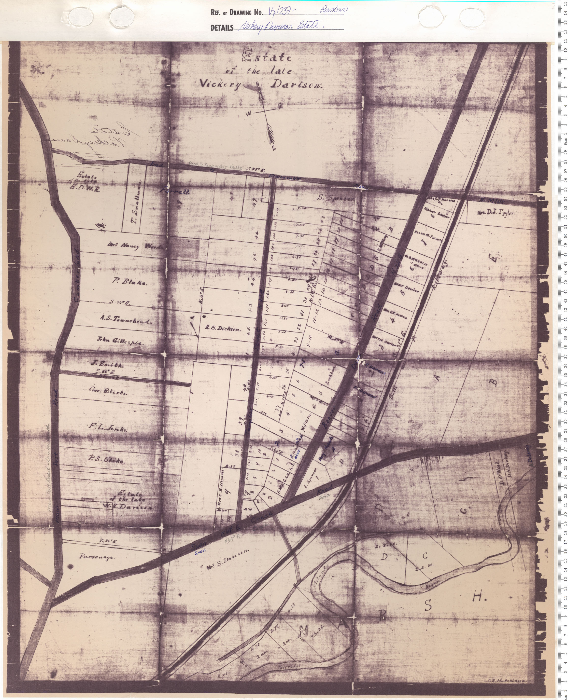 maps : Vickery Davison Estate