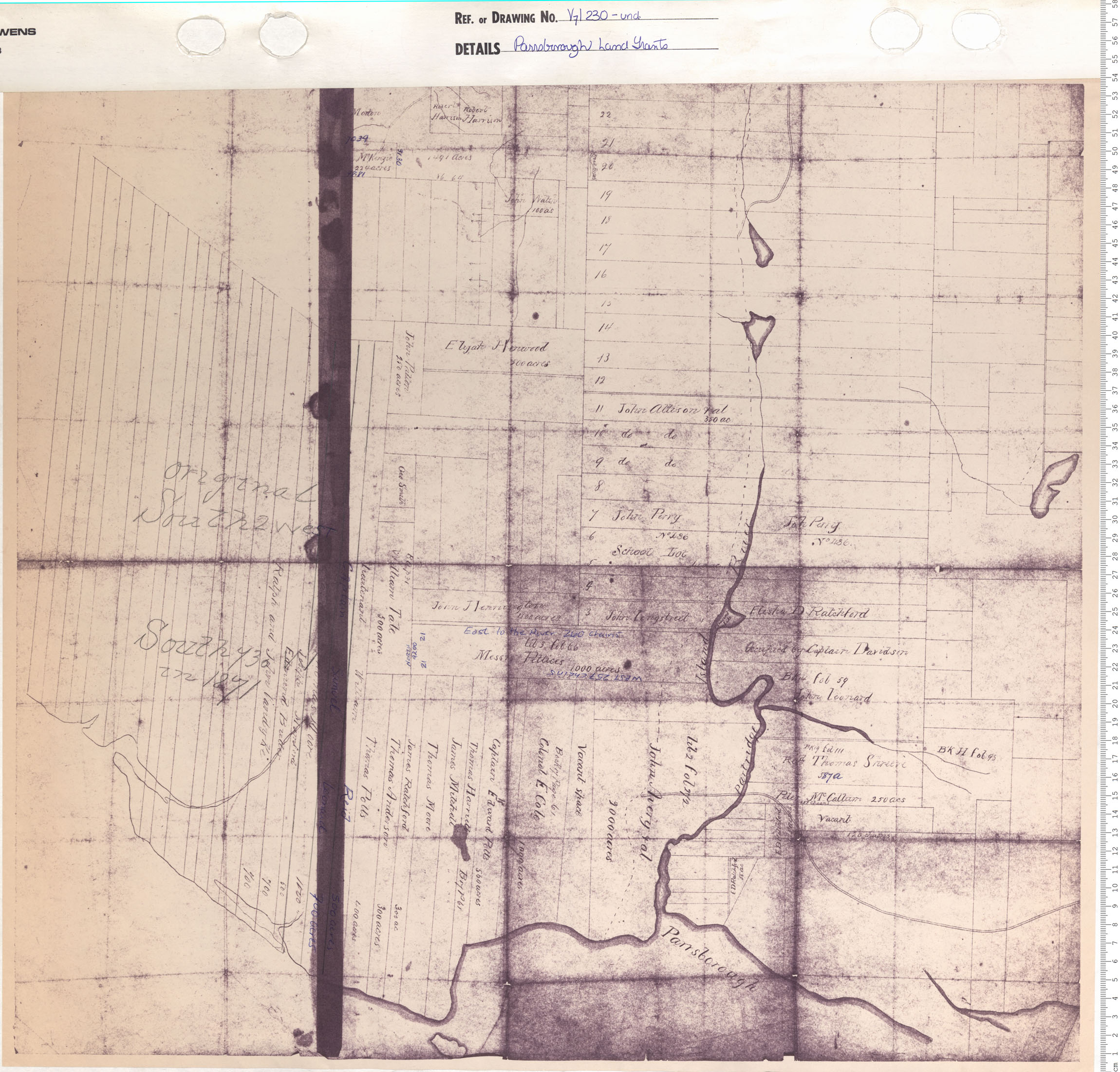 maps : Parrsboro land grants