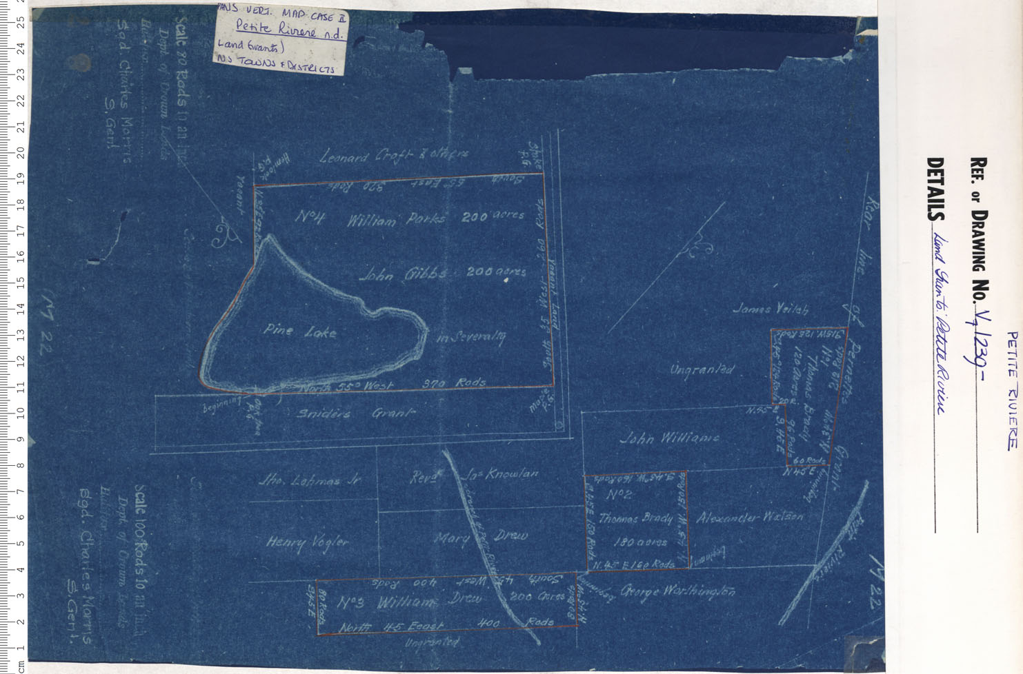 maps : Land Grants to Petite Rivere