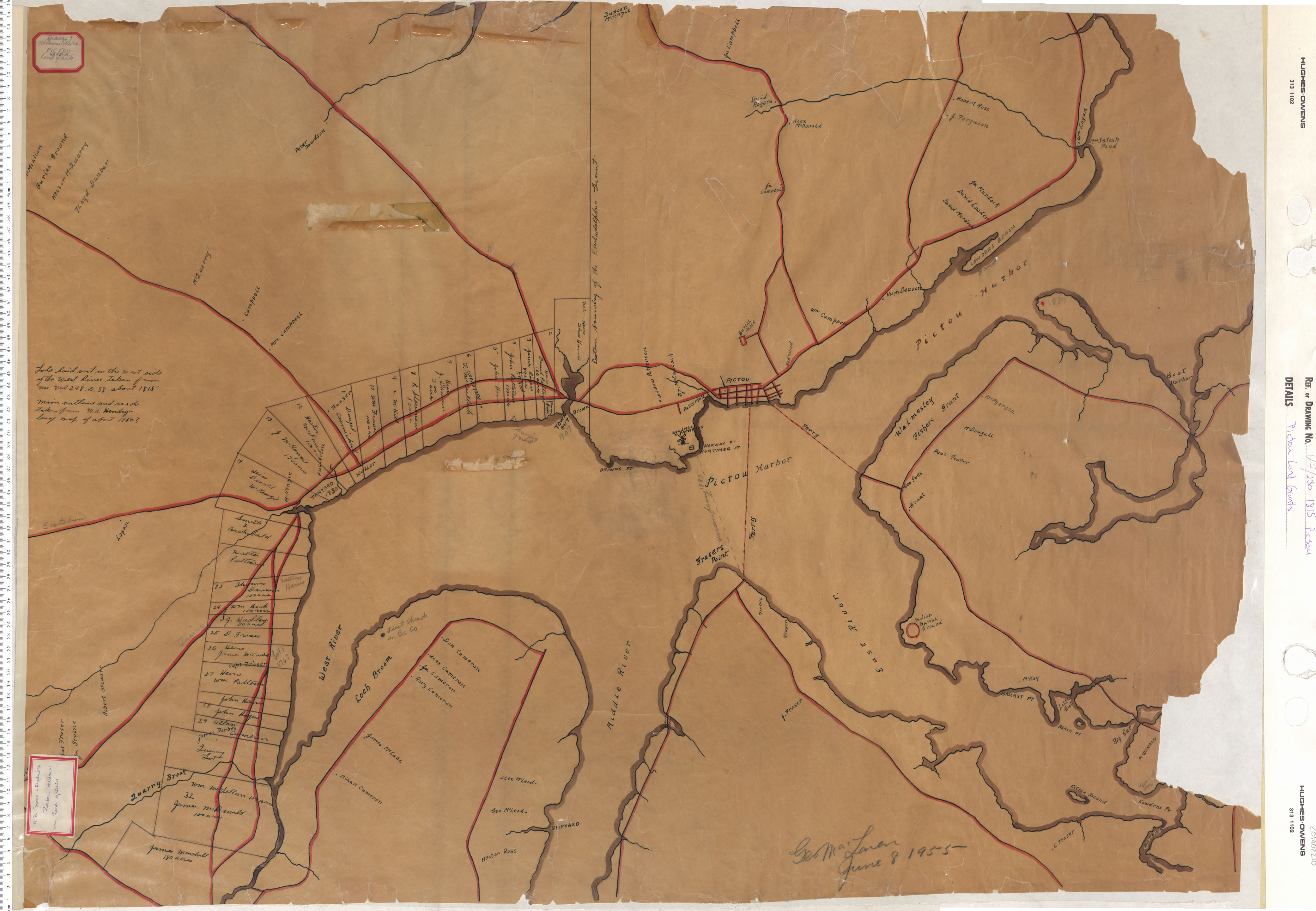 maps : Pictou Land Grants
