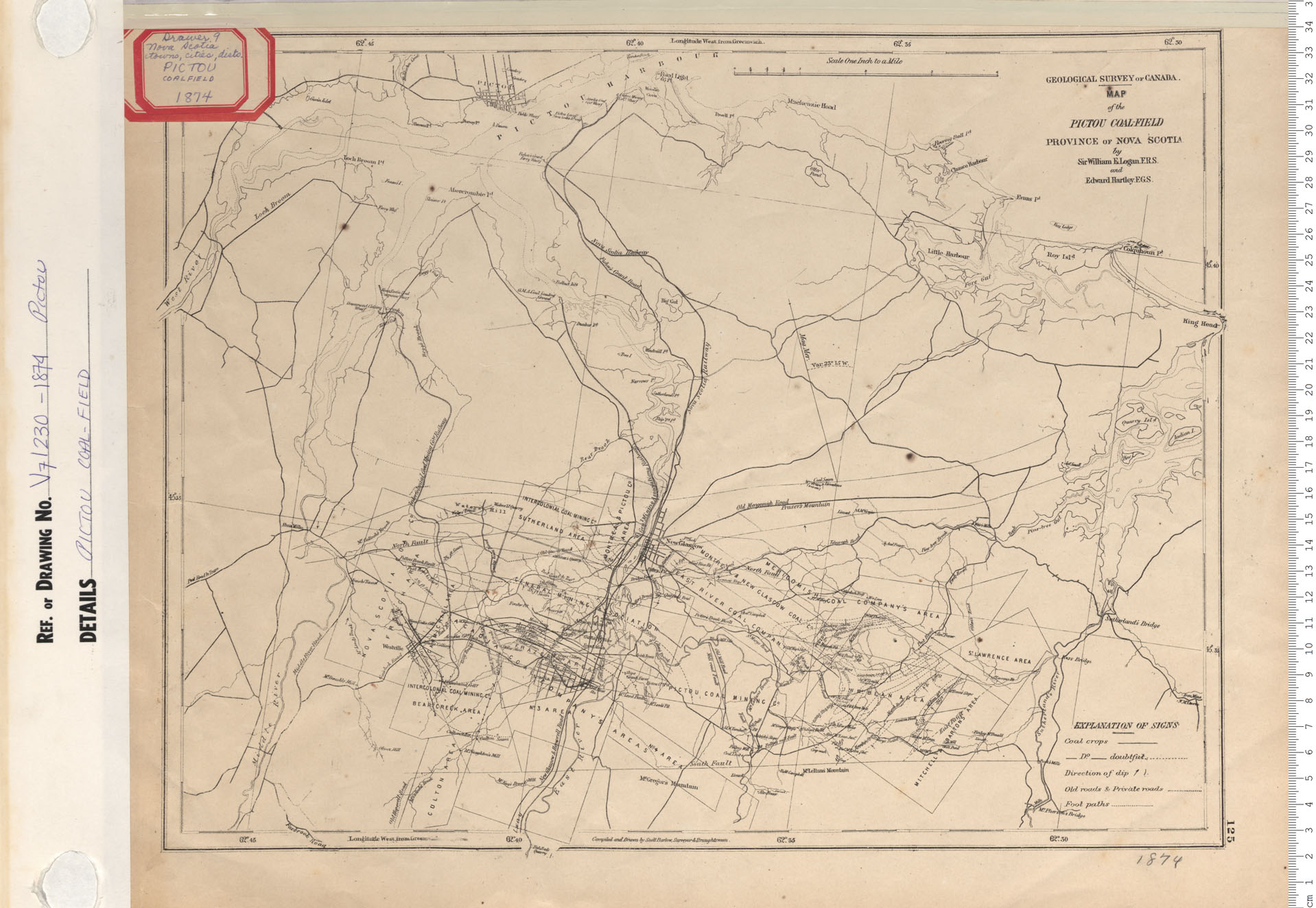 maps : Pictou Coal Field