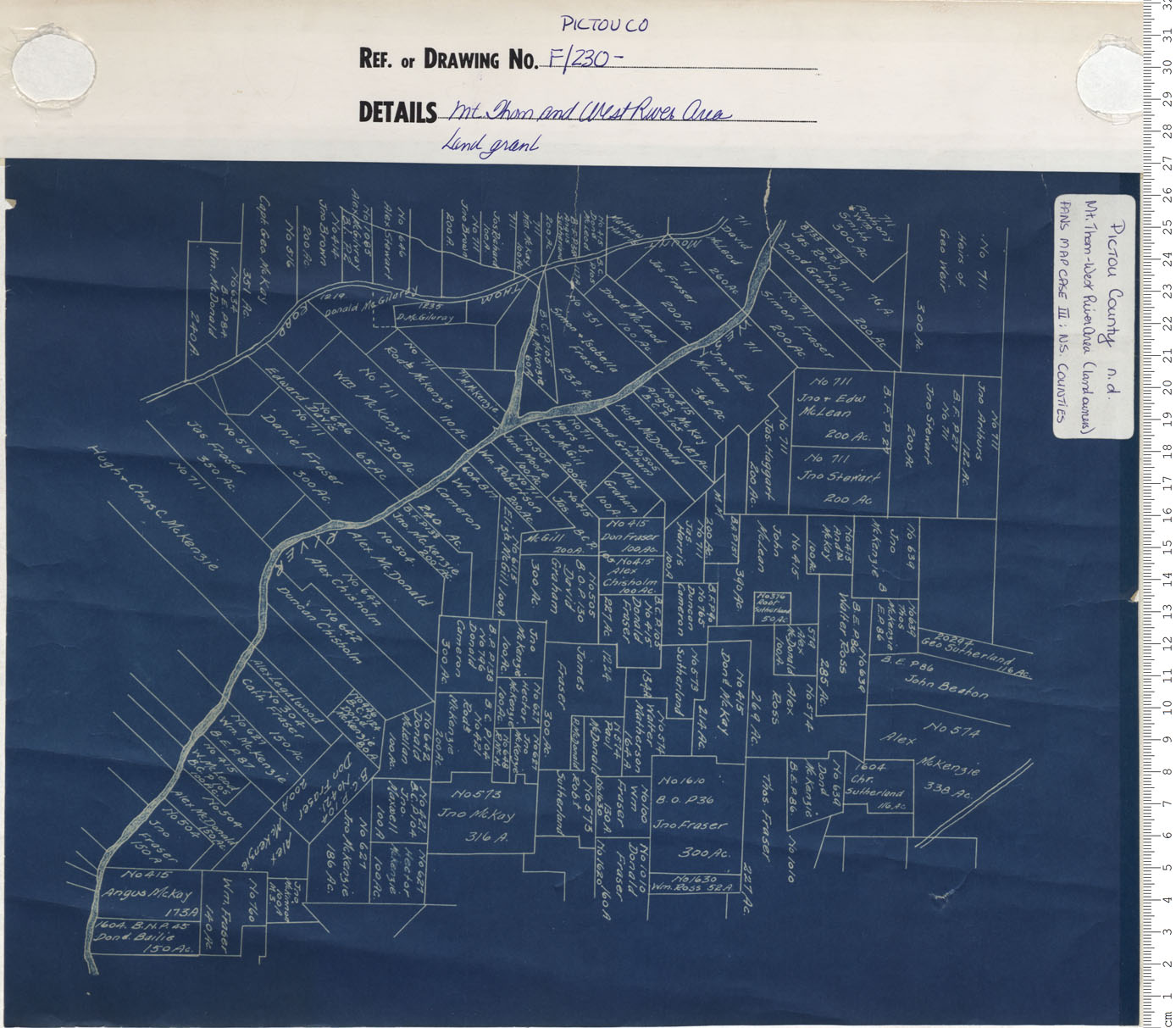maps : Mt. Thom and West River Area Land Grant