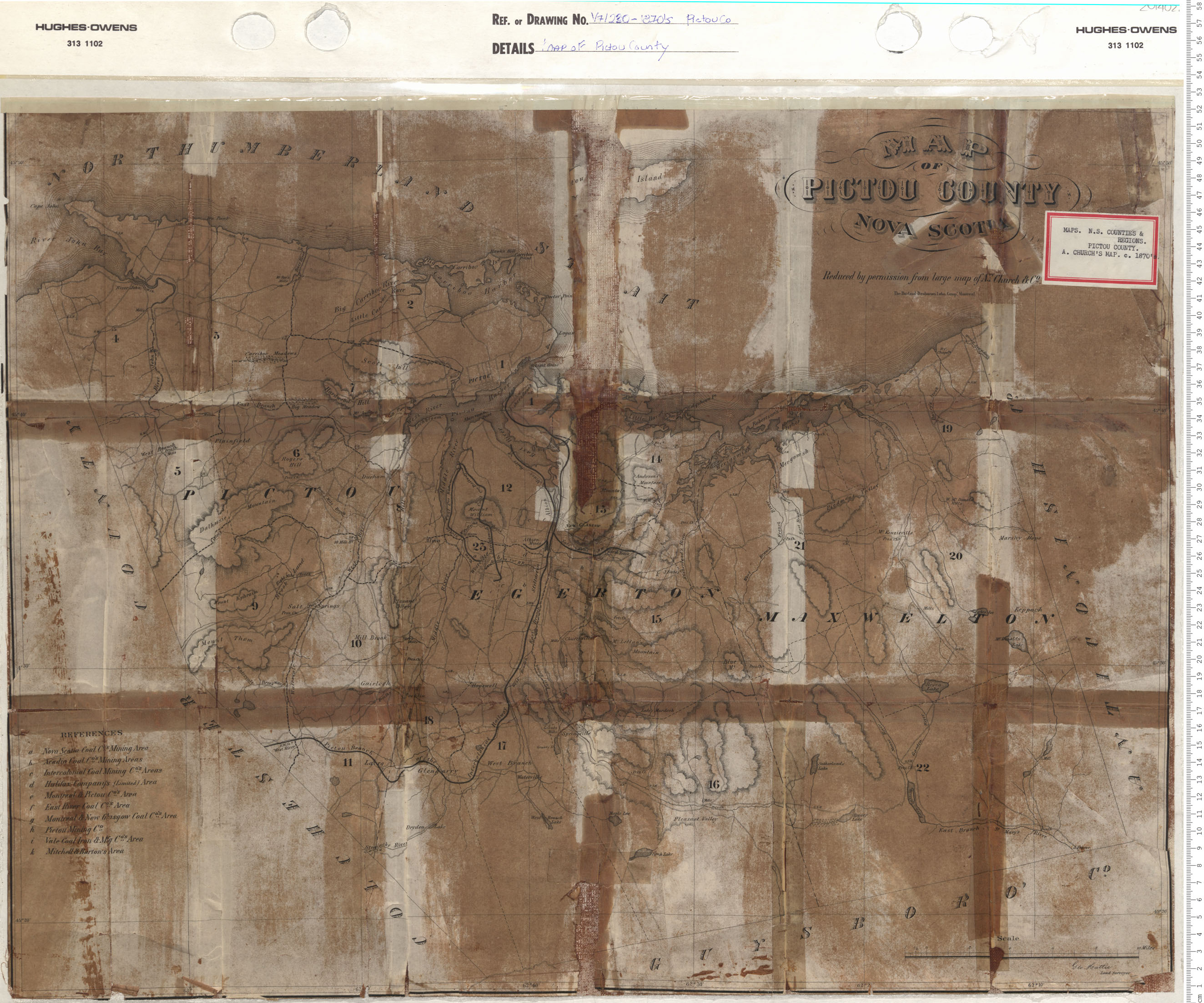 maps : Map of Pictou County