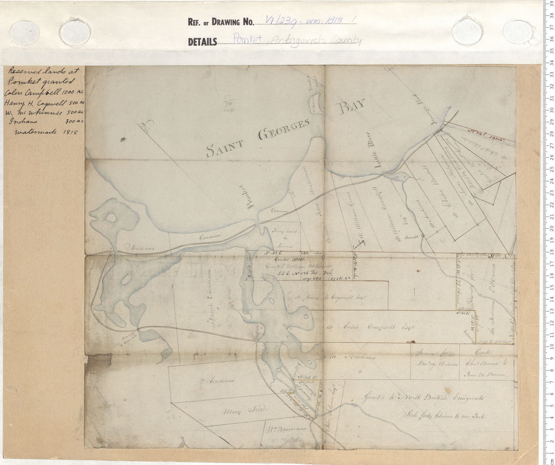 maps : Pomket, Antigonish County