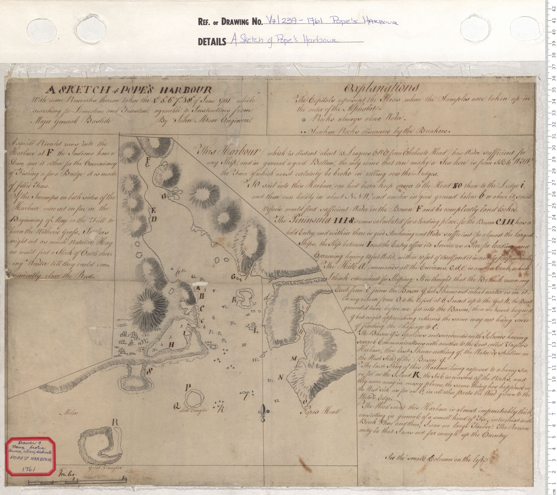 maps : A Sketch of Popes Harbour