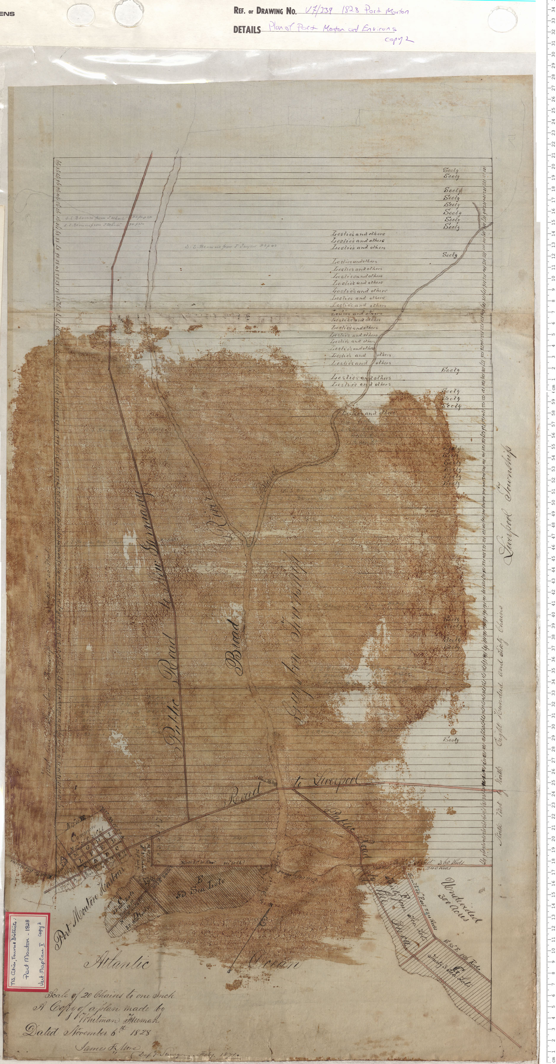 maps : Plan of Port Mouton and Environs