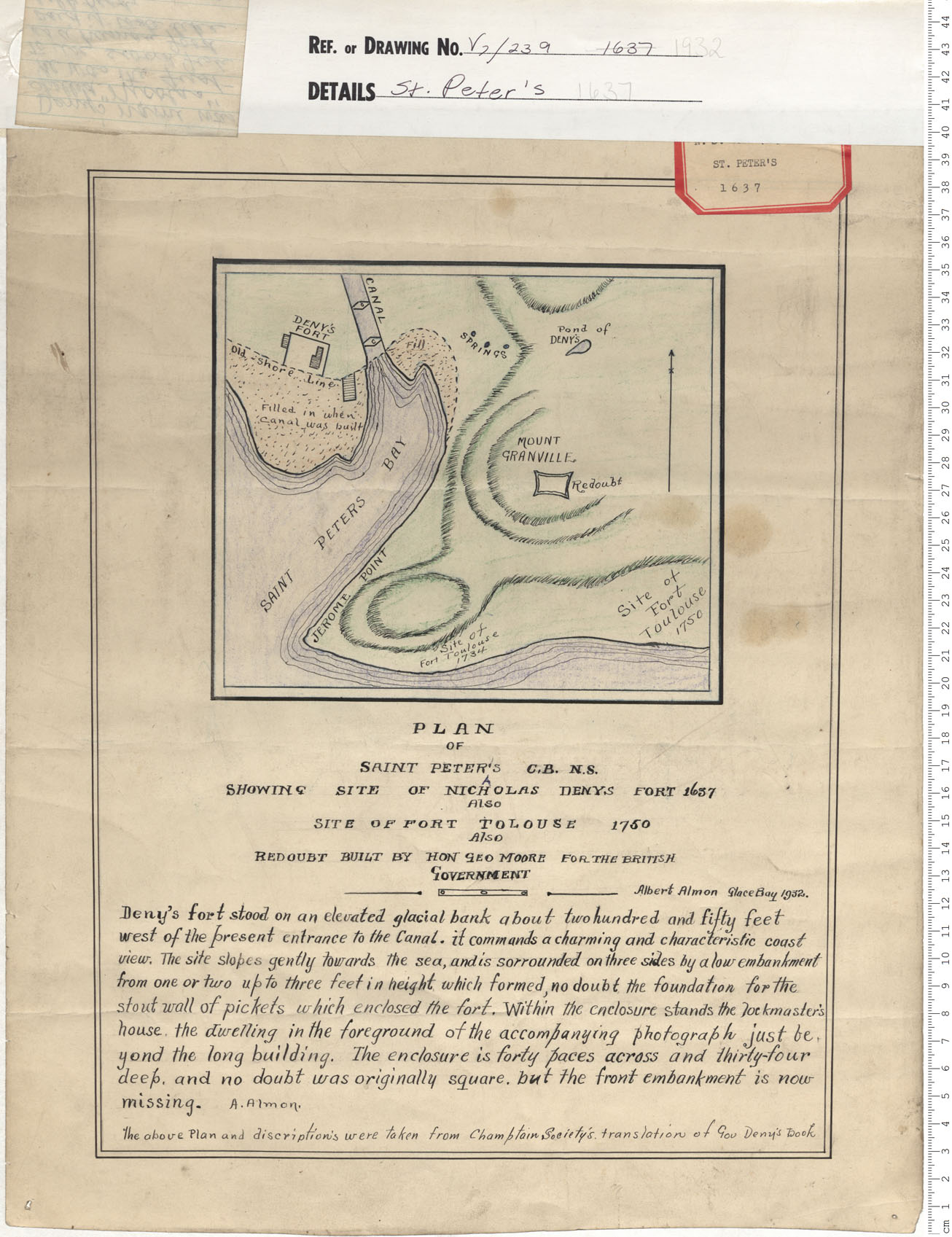 maps : St. Peters 1637