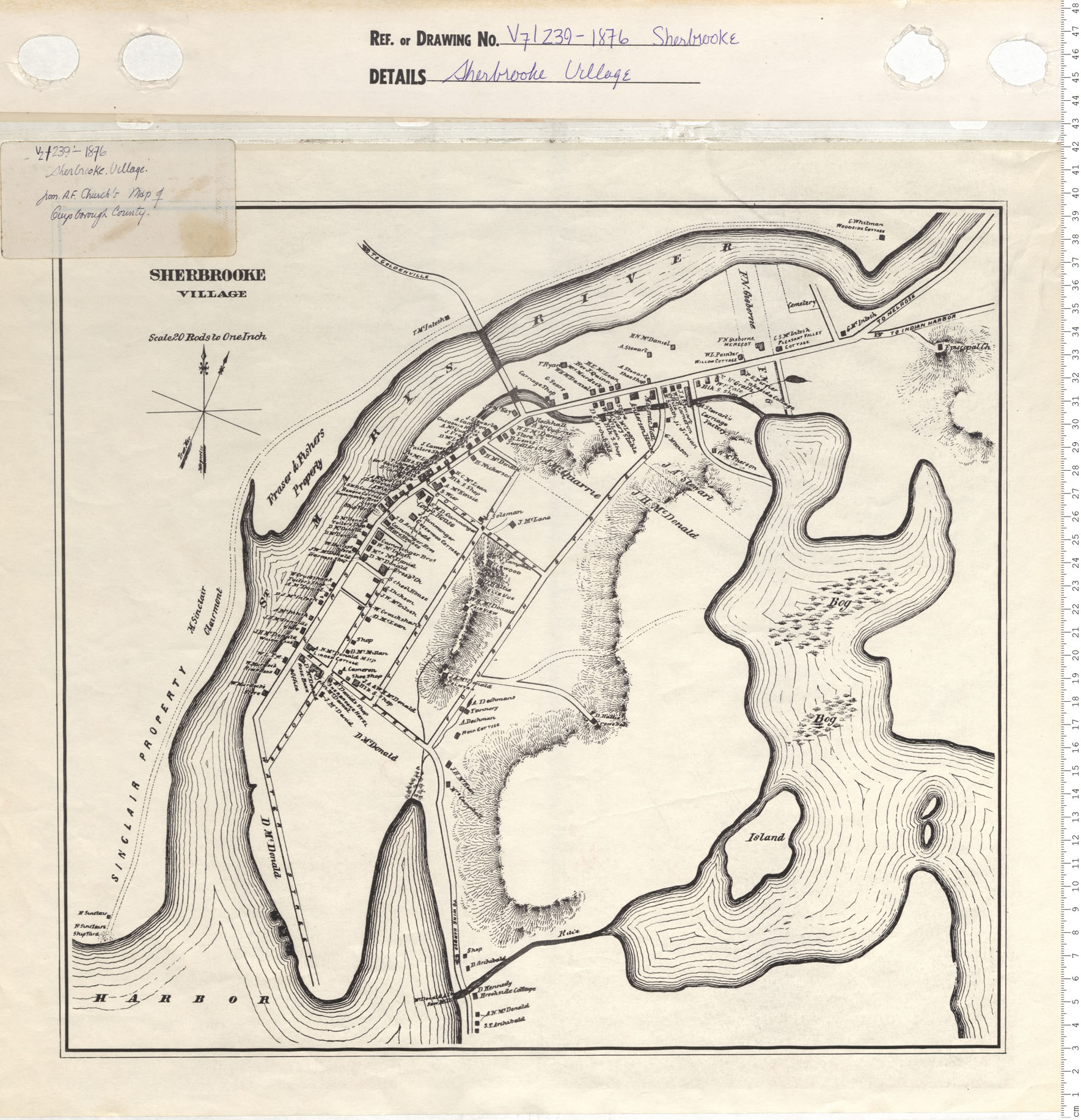 maps : Sherbooke Village