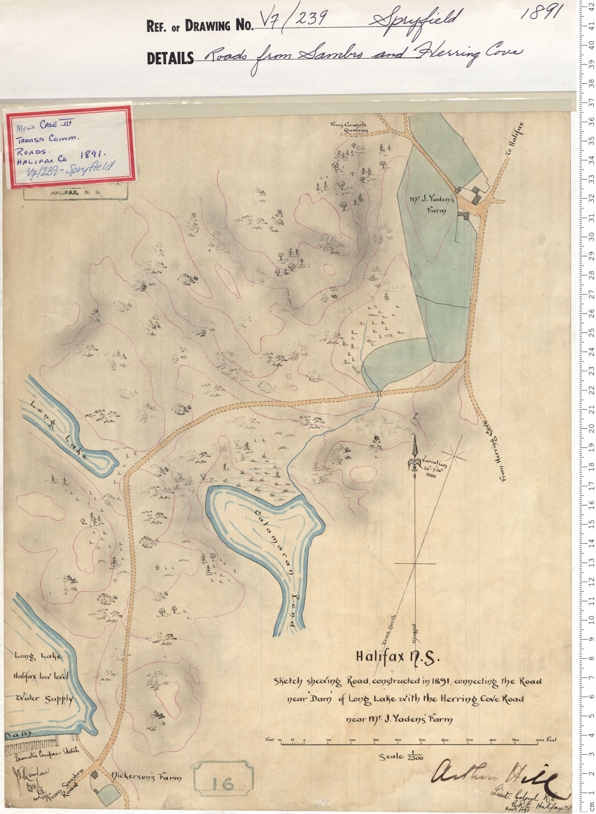 maps : Roads from Sambro and Herring Cove 