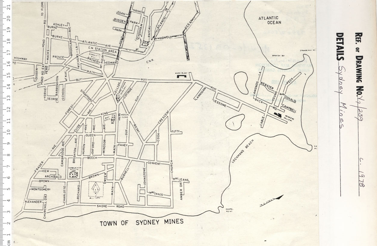 maps : Sydney Mines