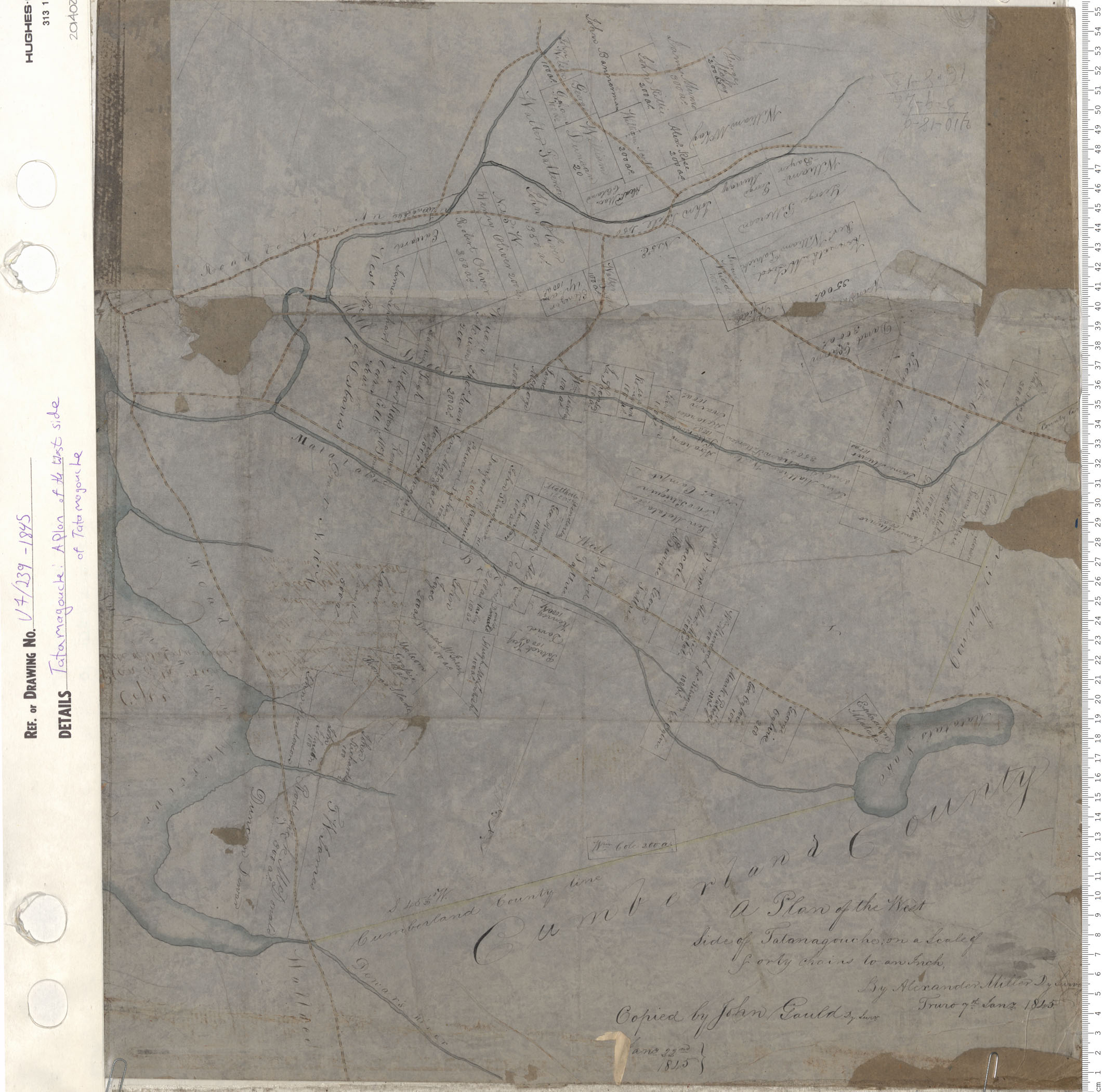 maps : A Plan of the west side of Tatamagouche