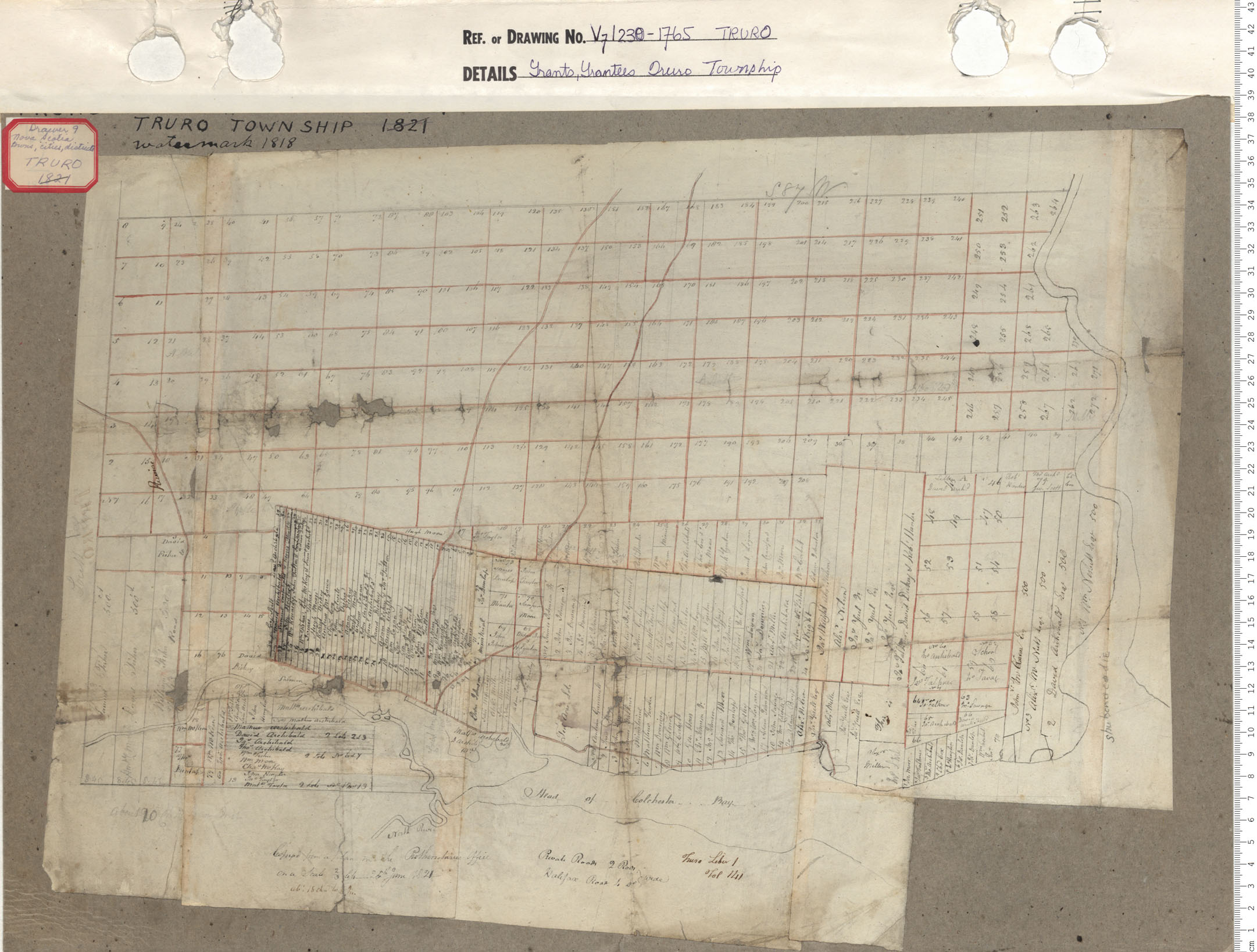 maps : Grants, Grantees of Truro township