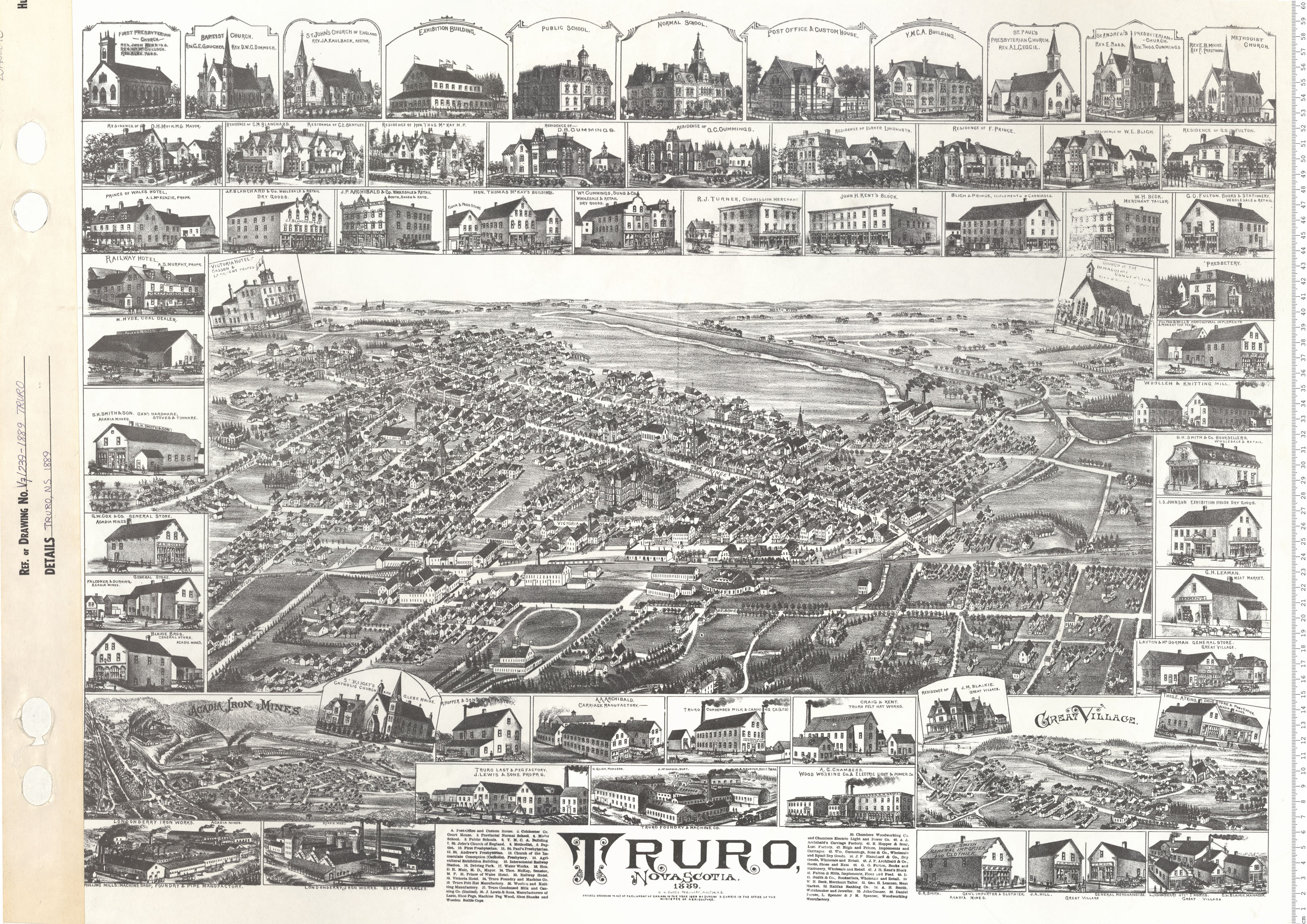 maps : Truro, N.S. Birds Eye View