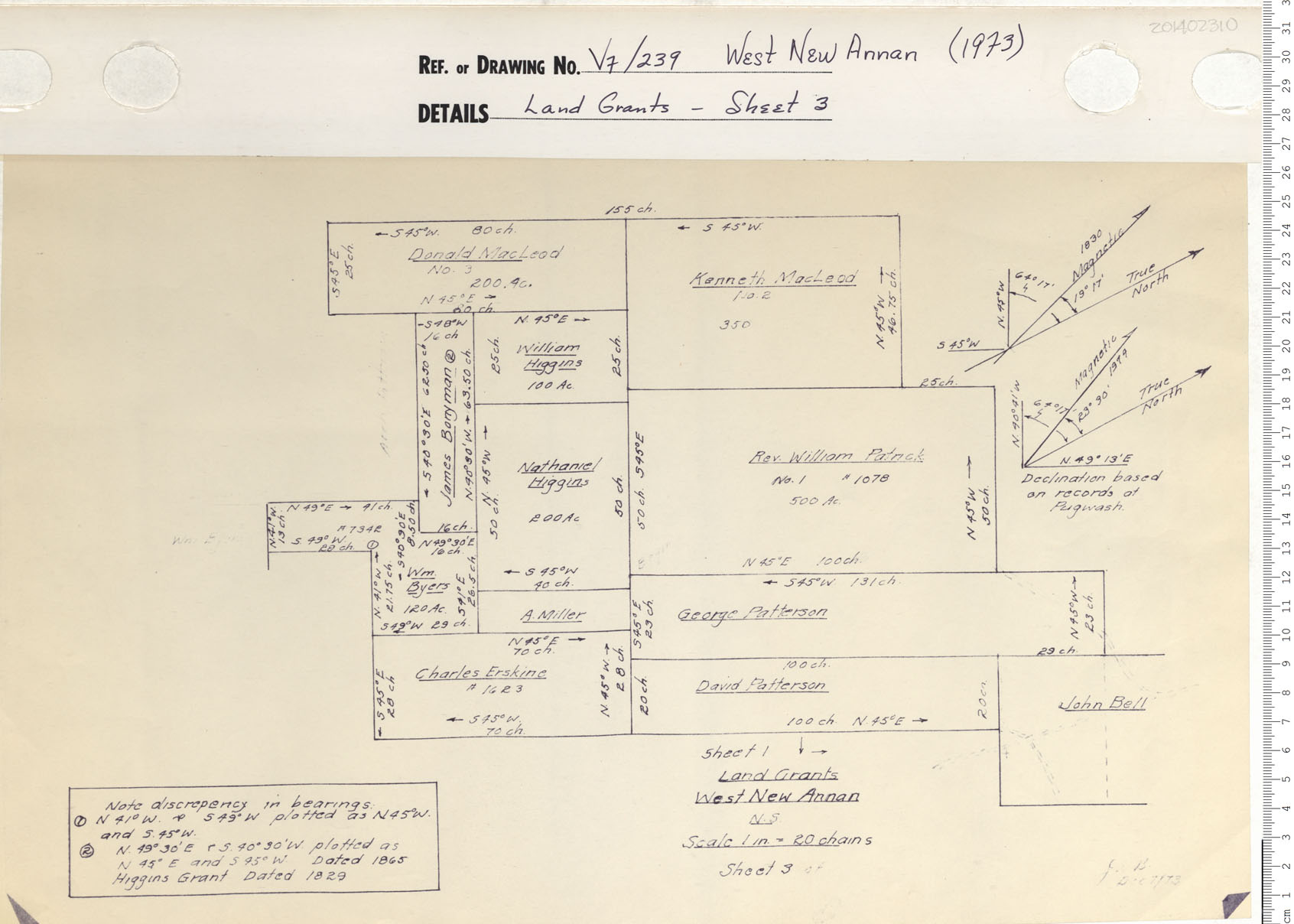 maps : Land Grants Sheet 3