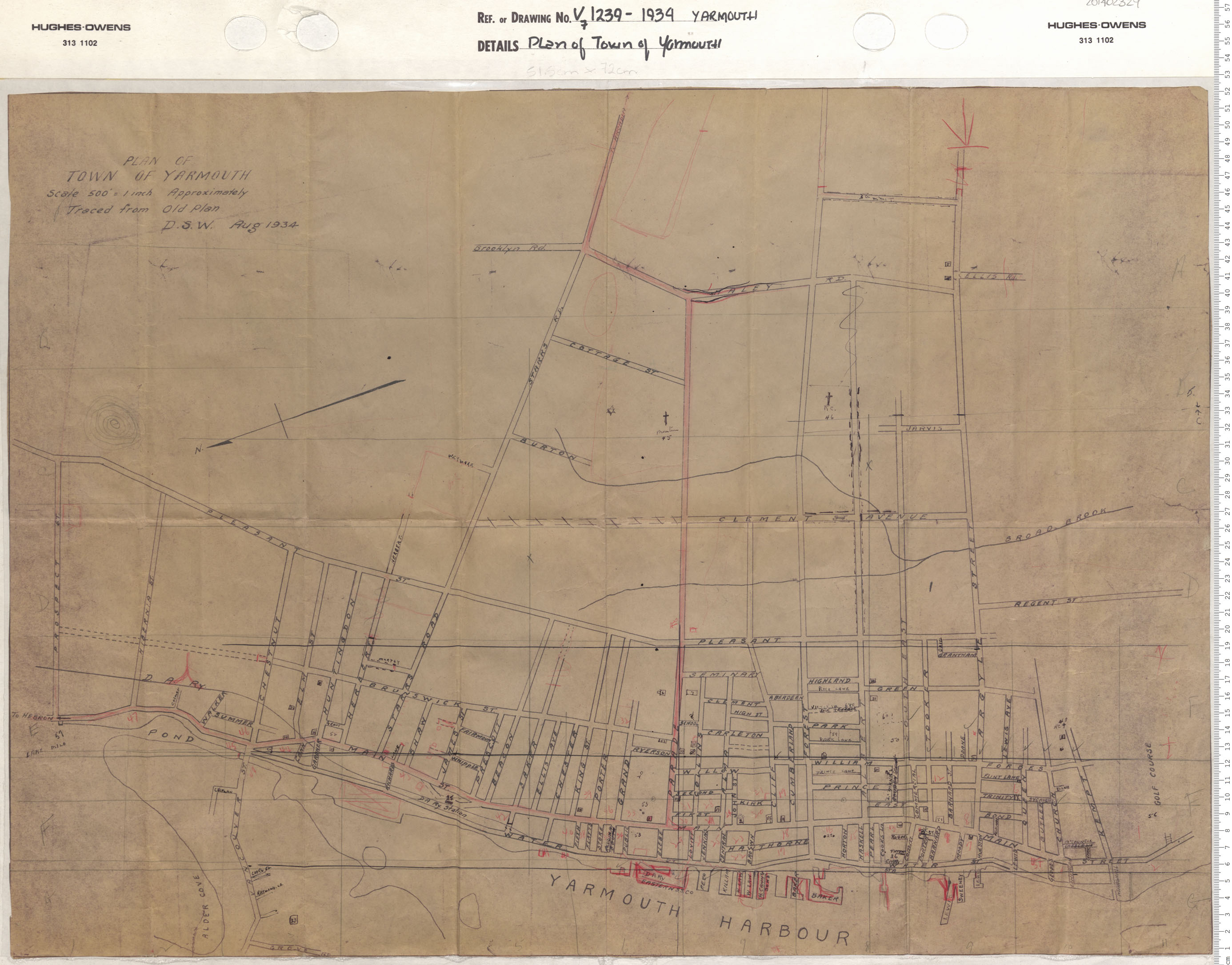 maps : Plan of the town of Yarmouth