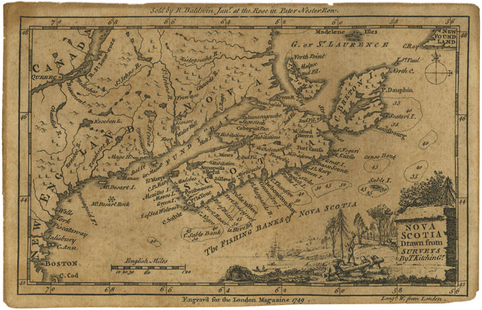 maps : Nova Scotia general by T. Kitchen