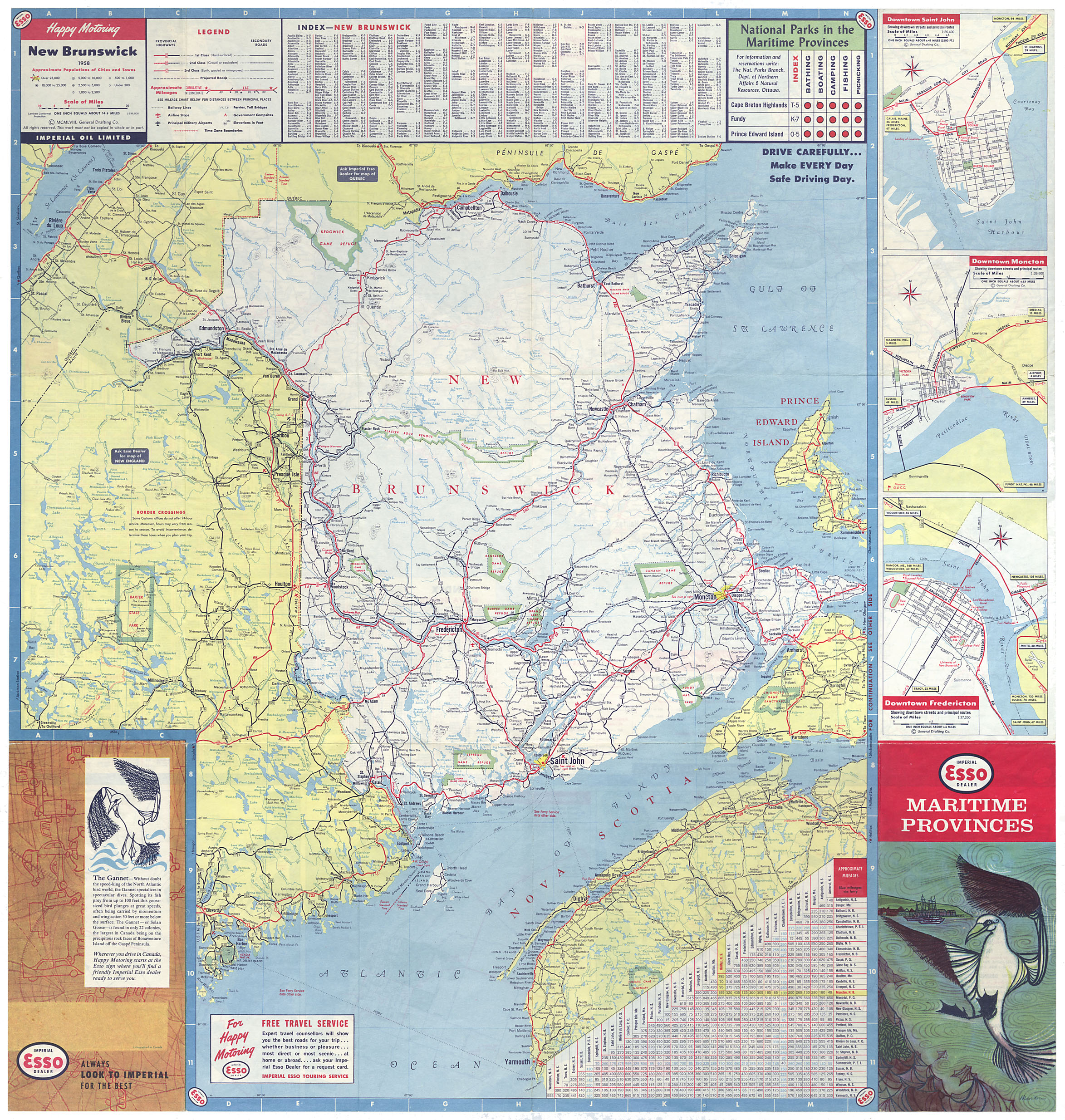 maps : The Maritime Provinces Imperial Oil