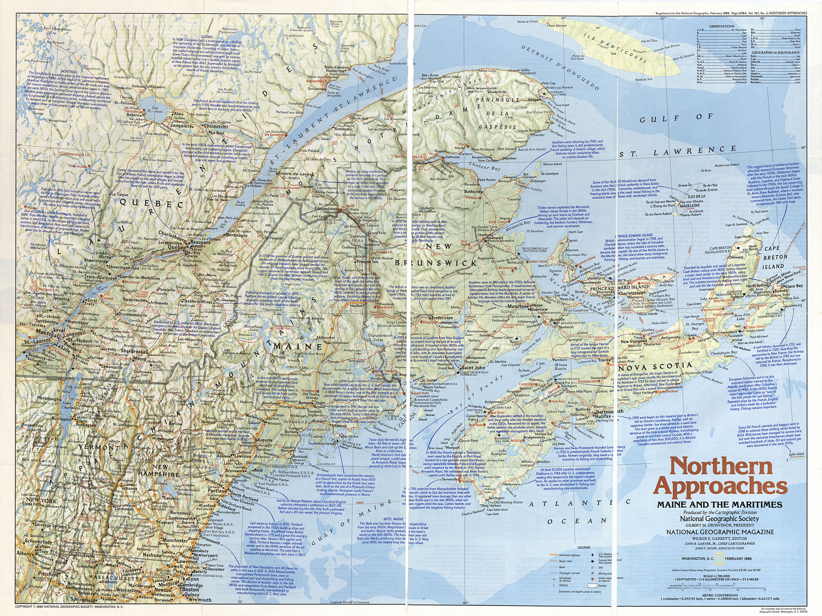 maps : North Approaches, Maine and the Maritimes