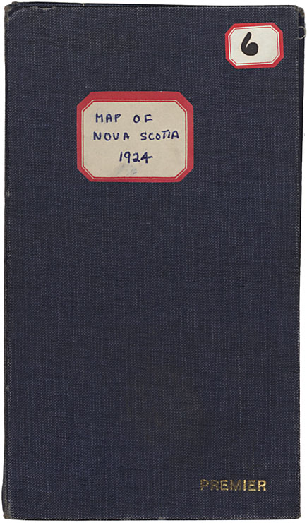 maps : Map of Nova Scotia indicating Natural resources, Motor Roads, and Transportation routes